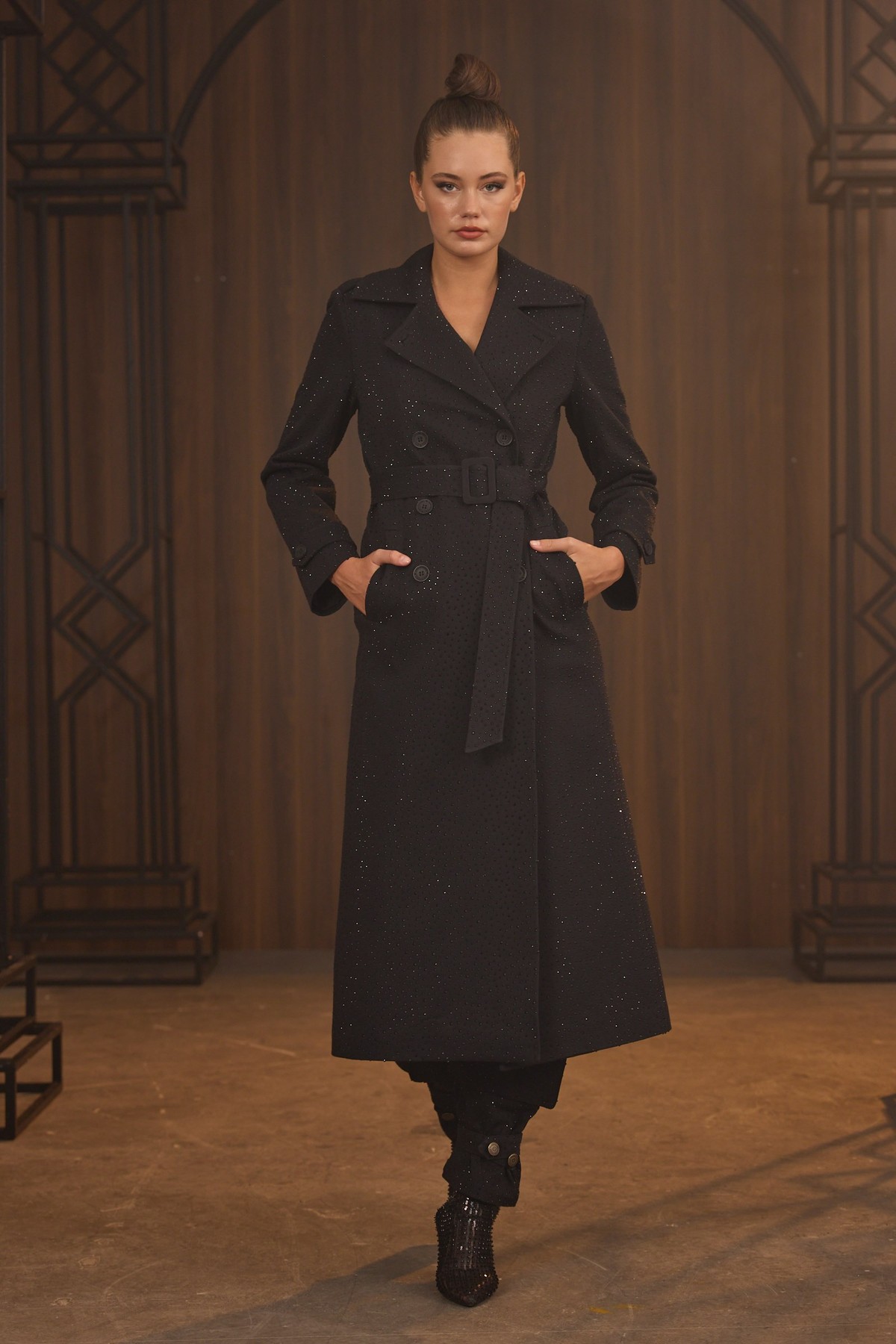 Starlight Trenchcoat Black