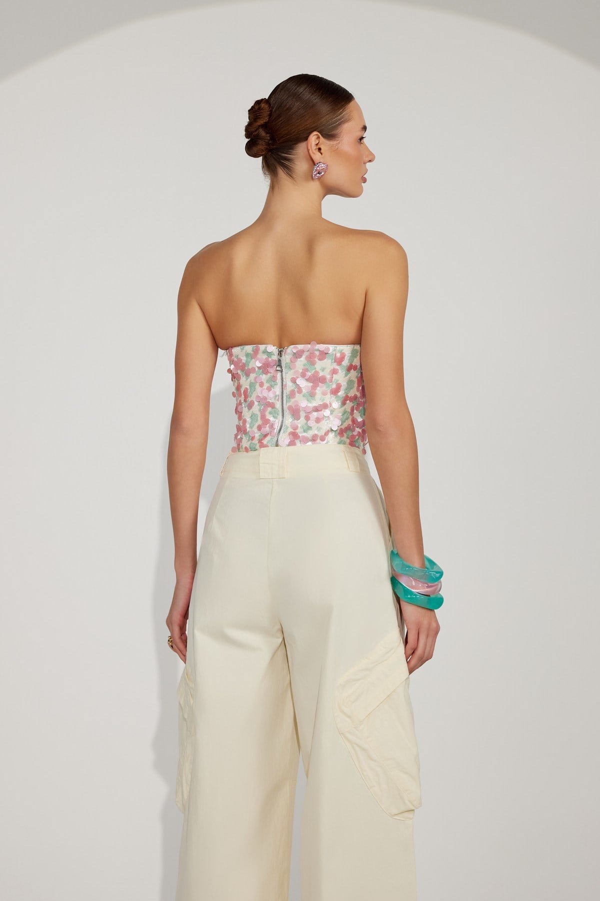 Starlit Corset Straplez Büstiyer DESENLİ