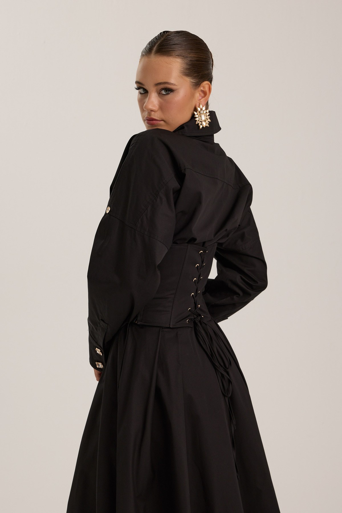 Tailored Grace Dress Black