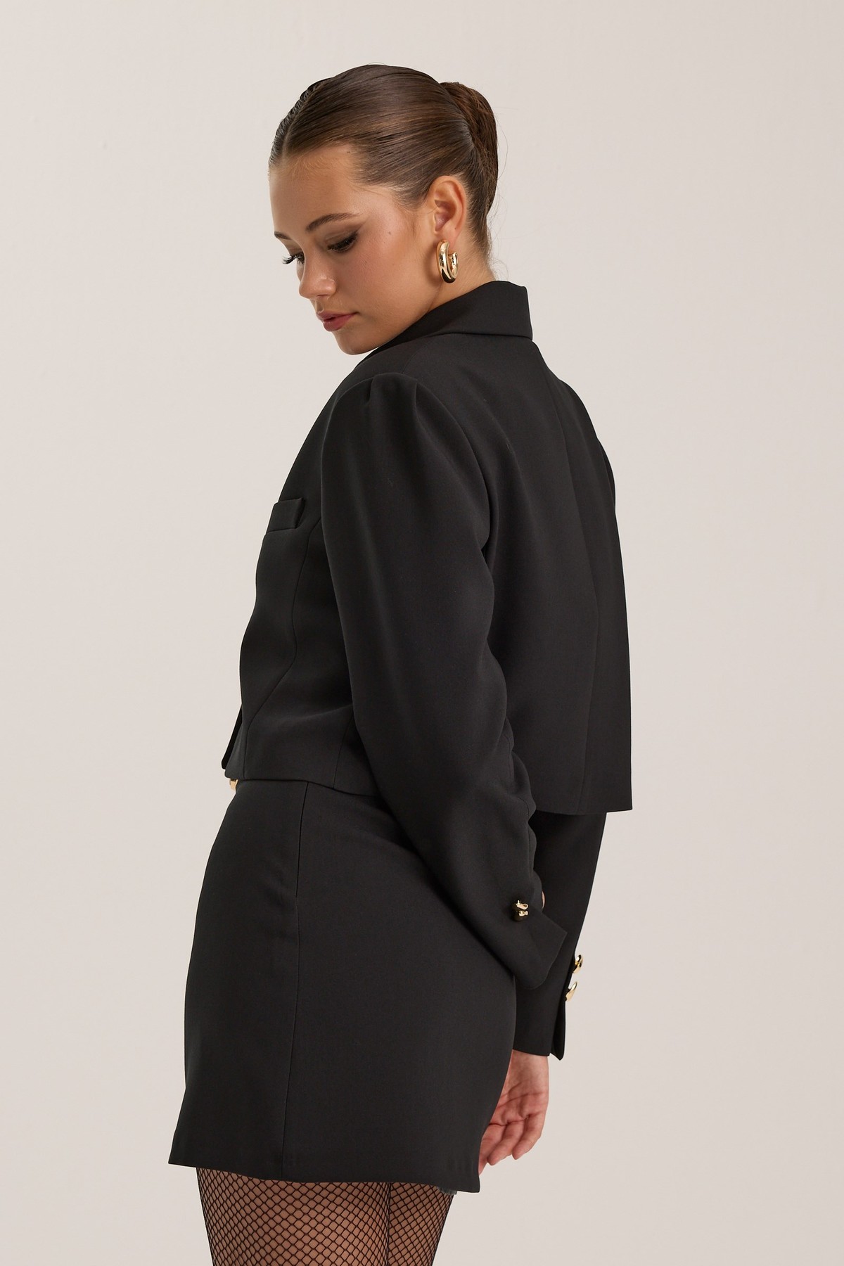 Tailored Whisper Blazer Black