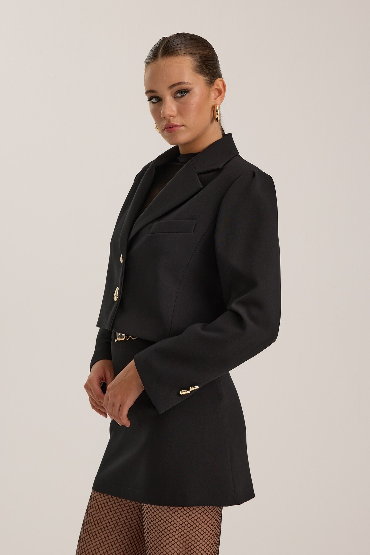 Tailored Whisper Blazer Black