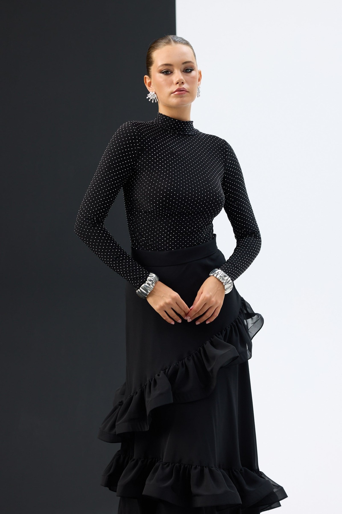 The After Dark Bodysuit Black