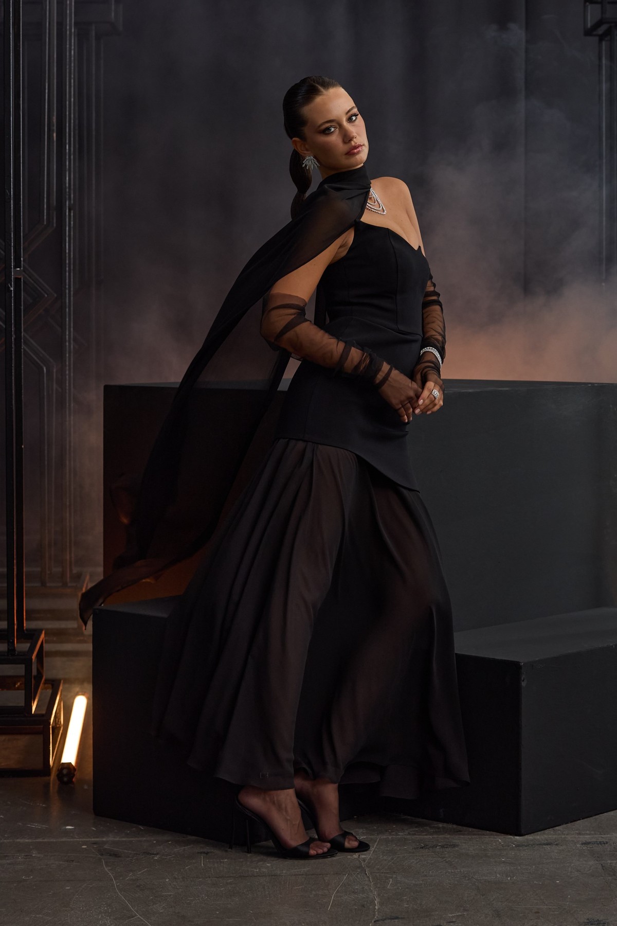 The Black Swan Maxi Dress Black