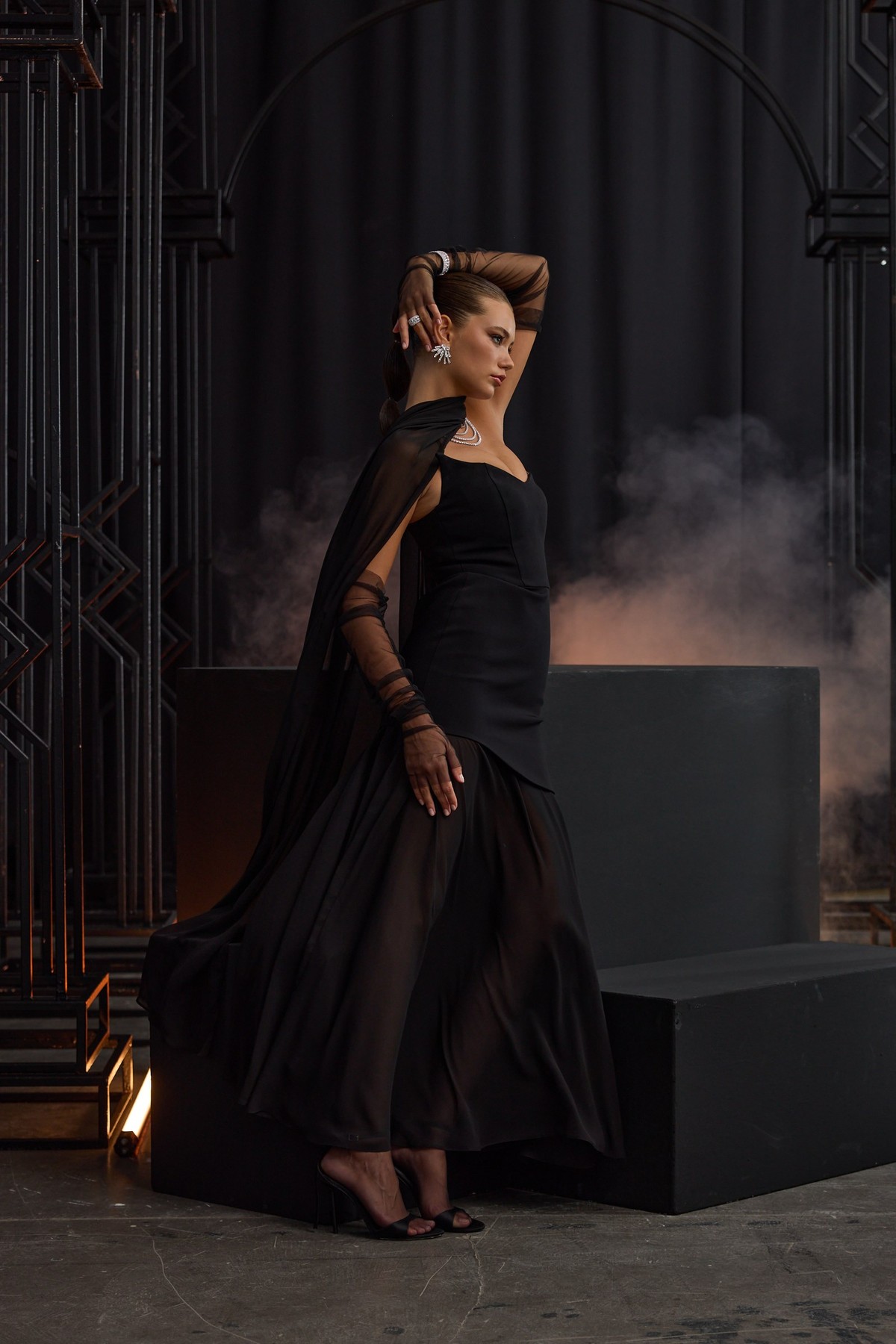 The Black Swan Maxi Dress Black