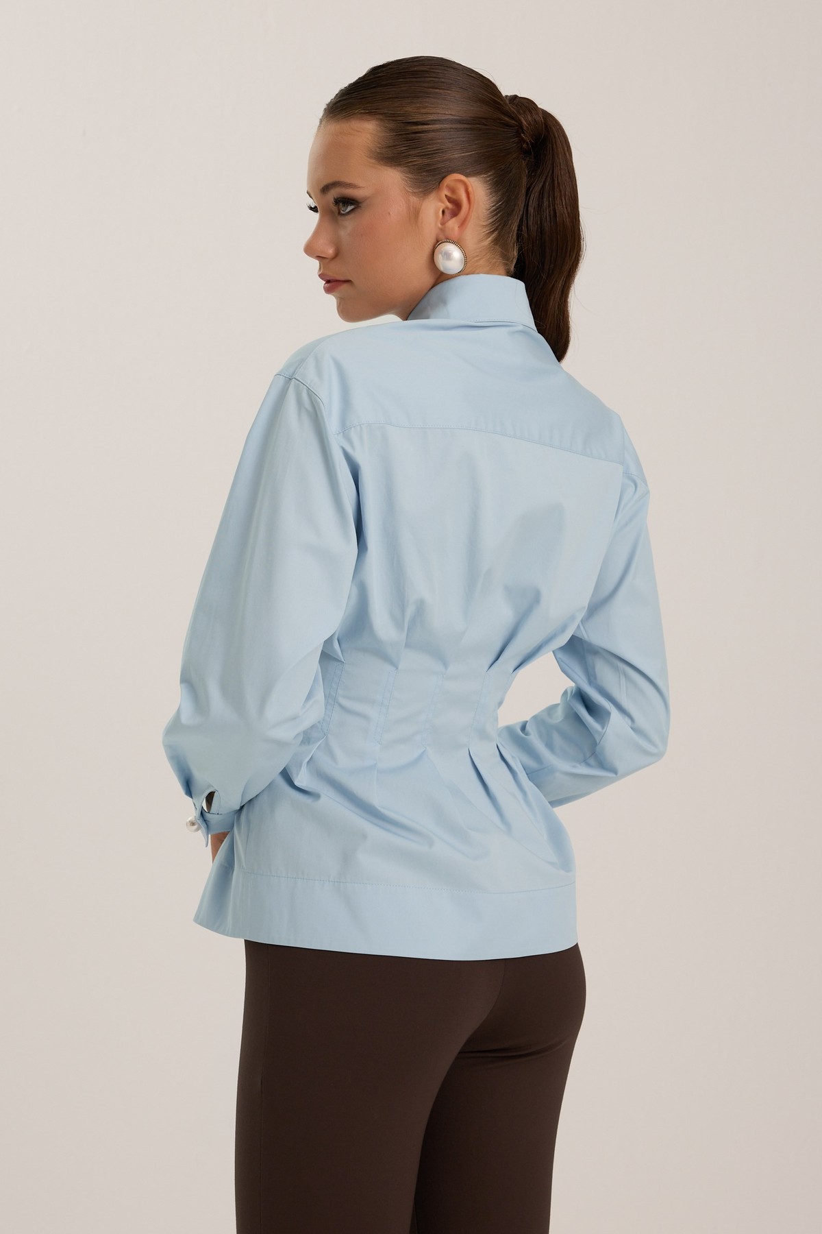 The Cinch Shirt Blue