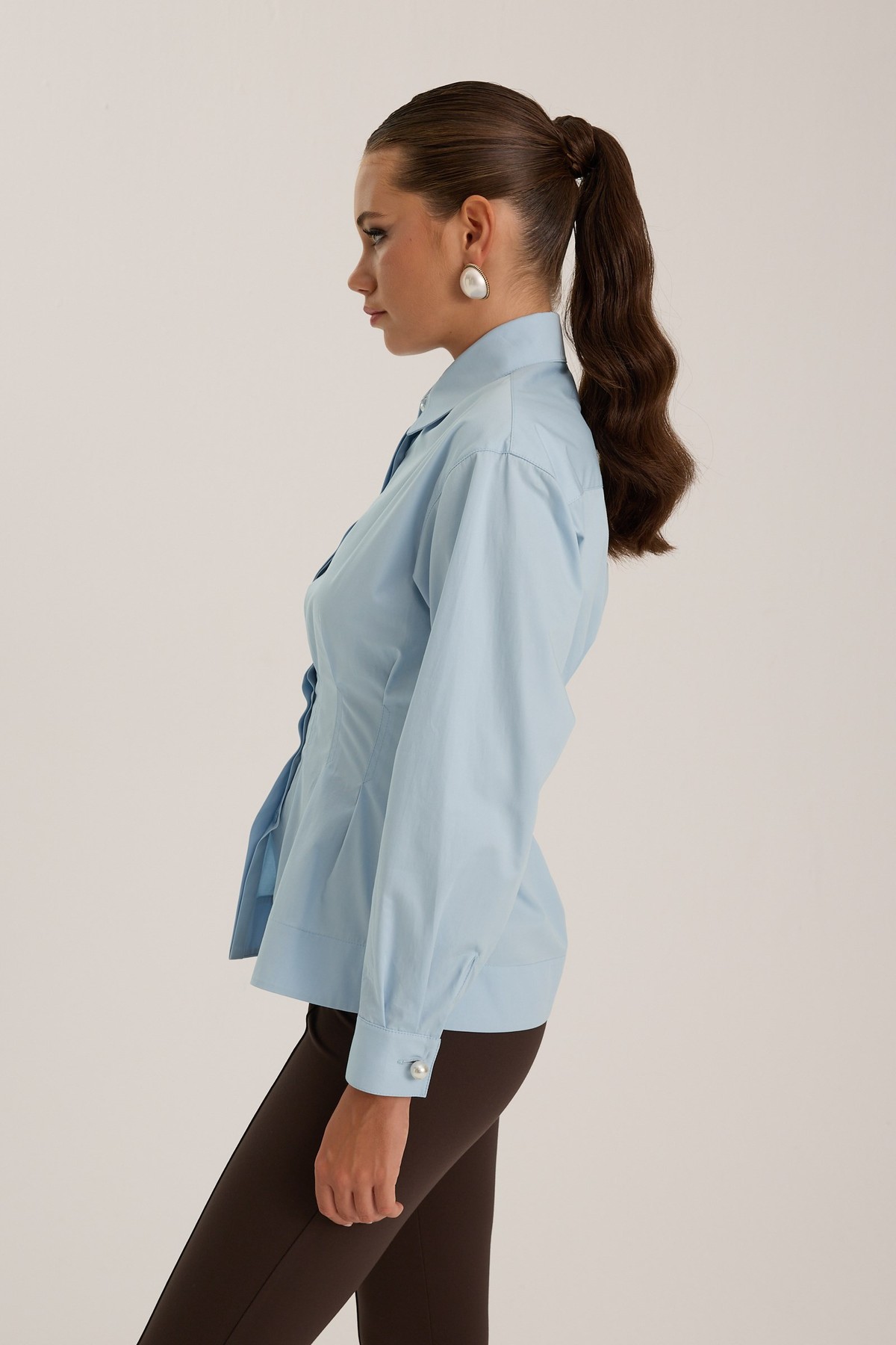The Cinch Shirt Blue