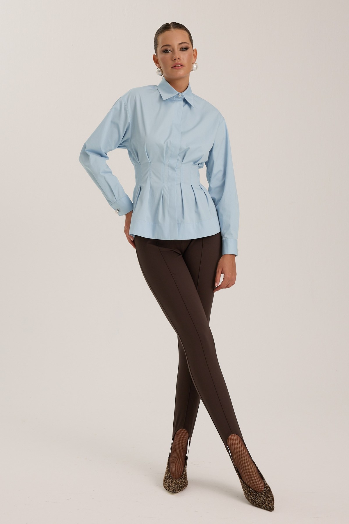 The Cinch Shirt Blue