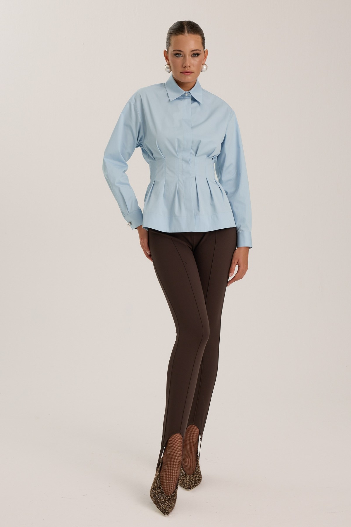 The Cinch Shirt Blue