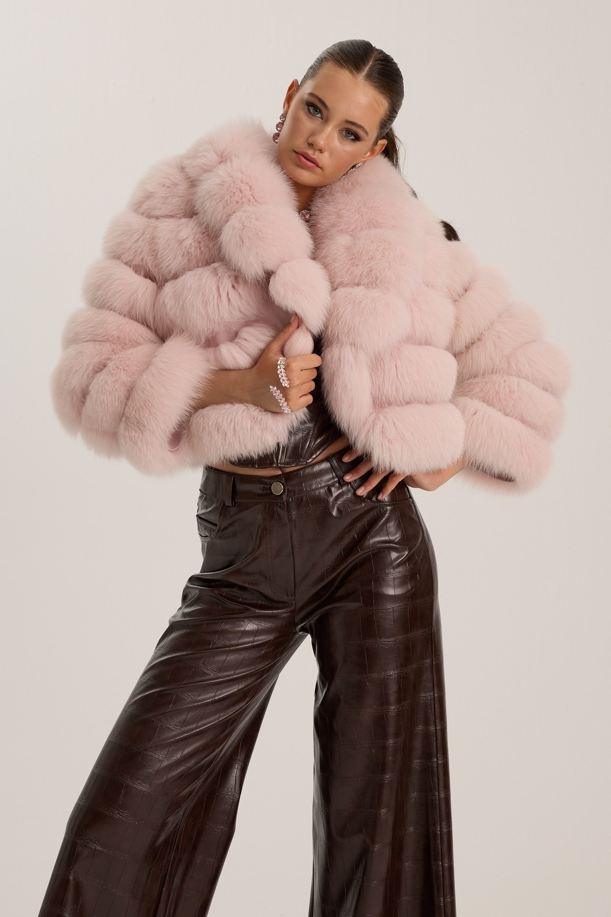 The Cloud Fur Jacket Pink