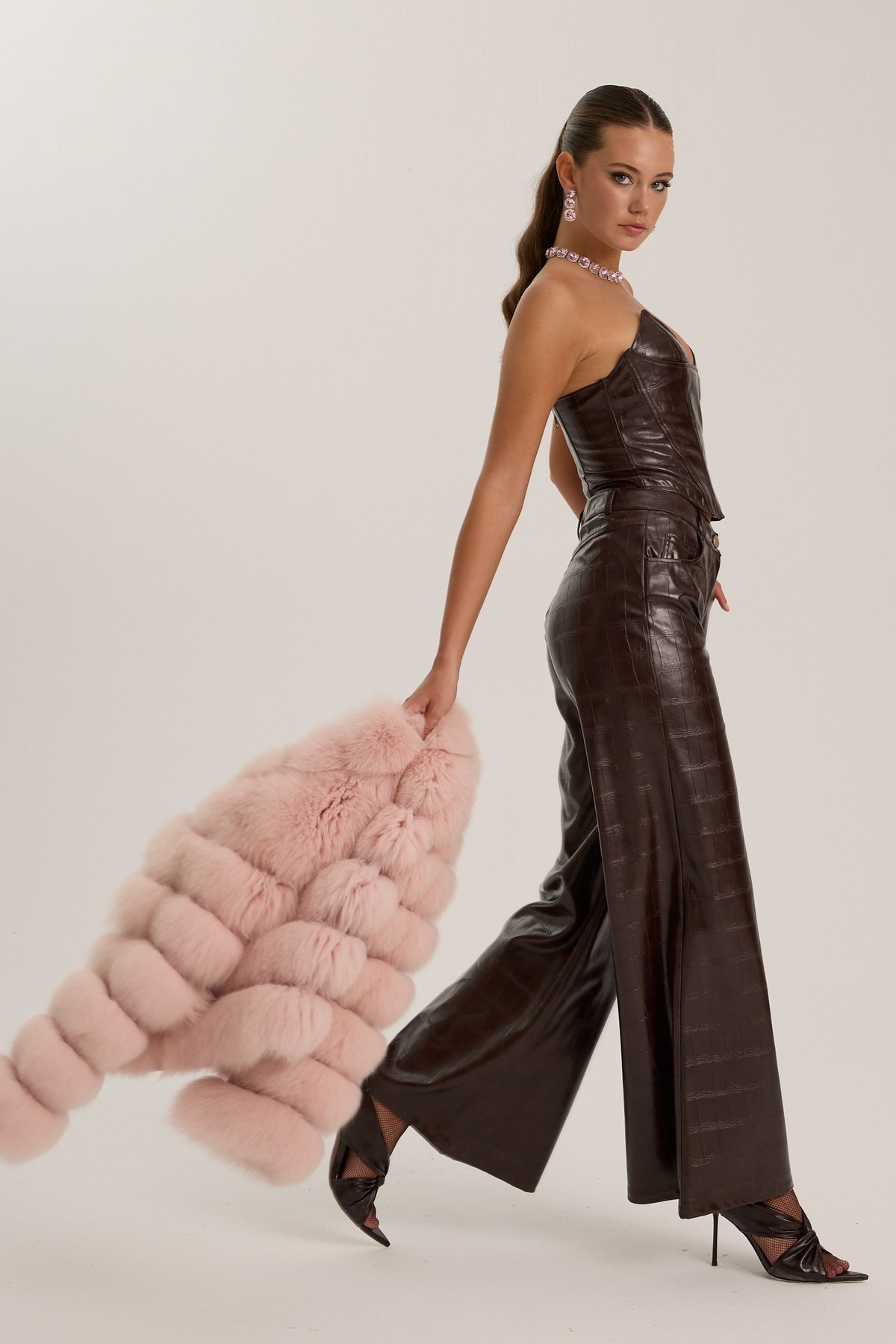 The Cloud Fur Jacket Pink