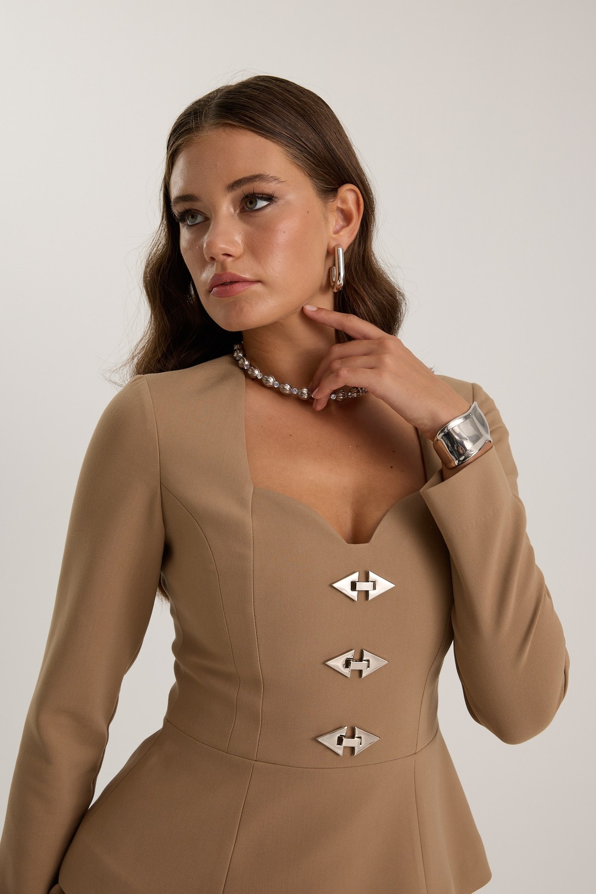 The Code Bustier Beige