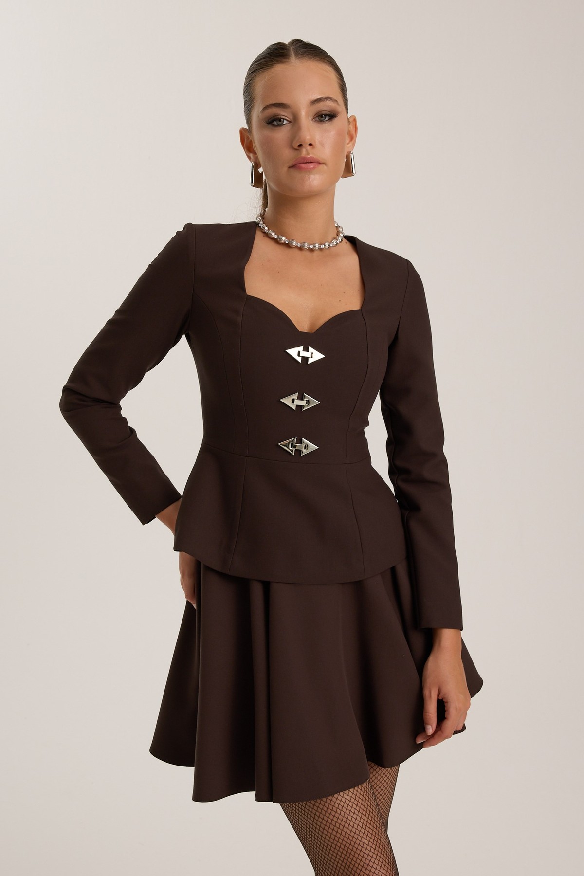 The Code Bustier Brown