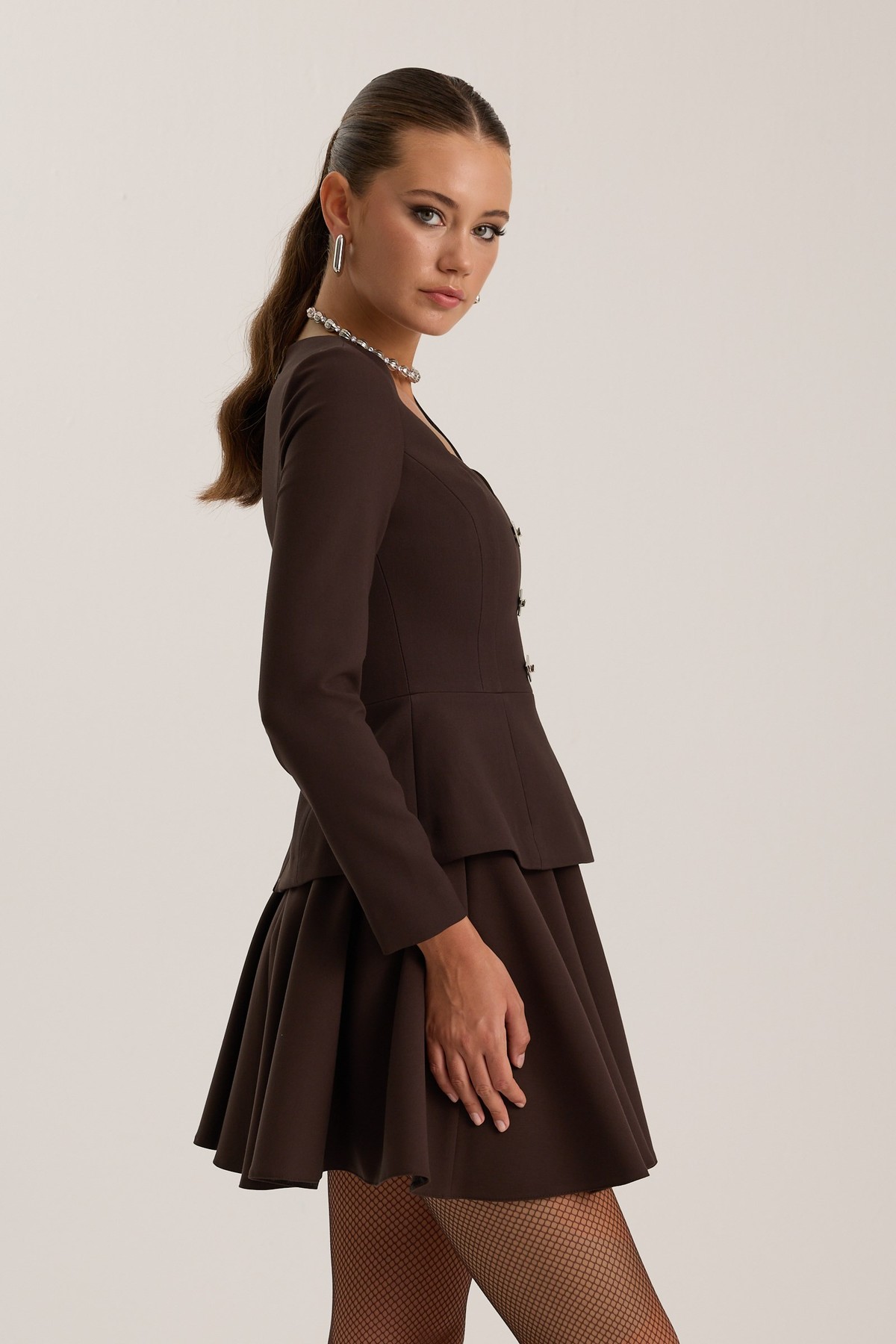 The Code Bustier Brown