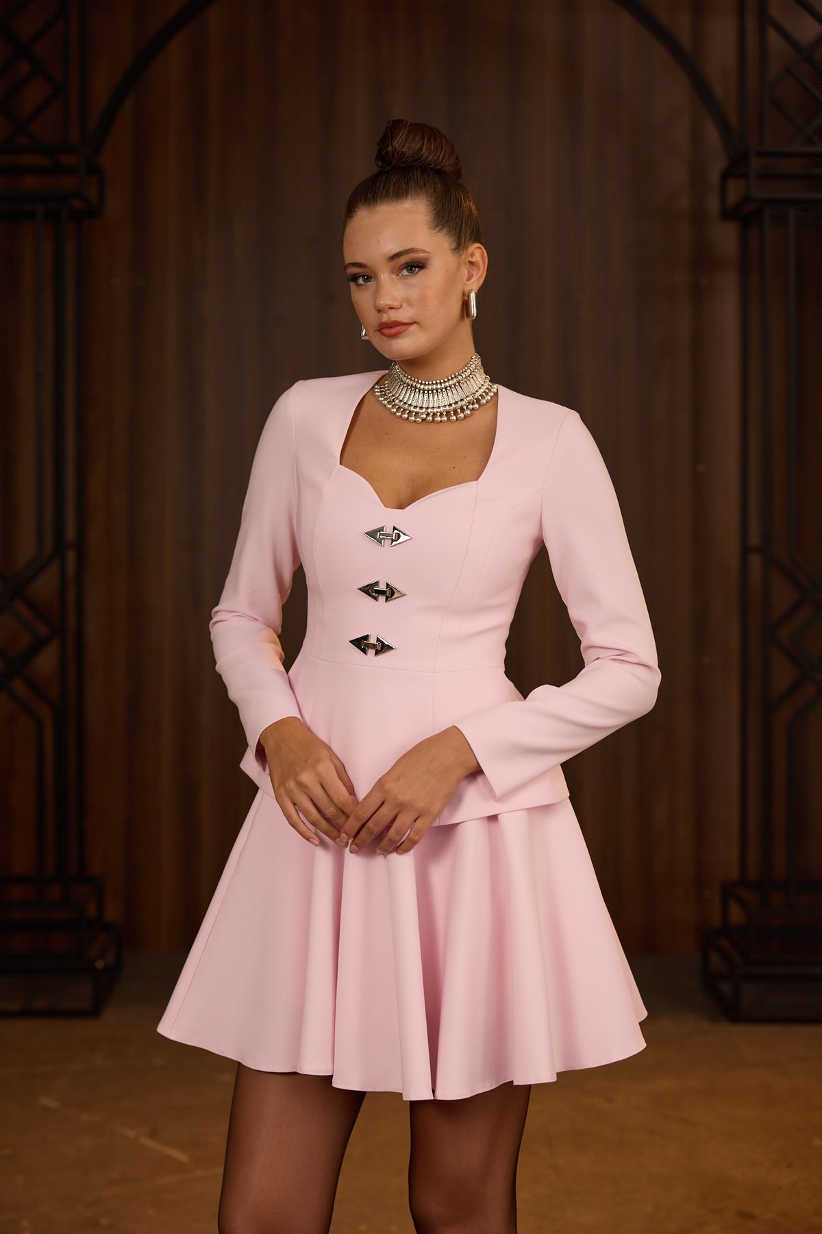 The Code Mini Skirt Pink