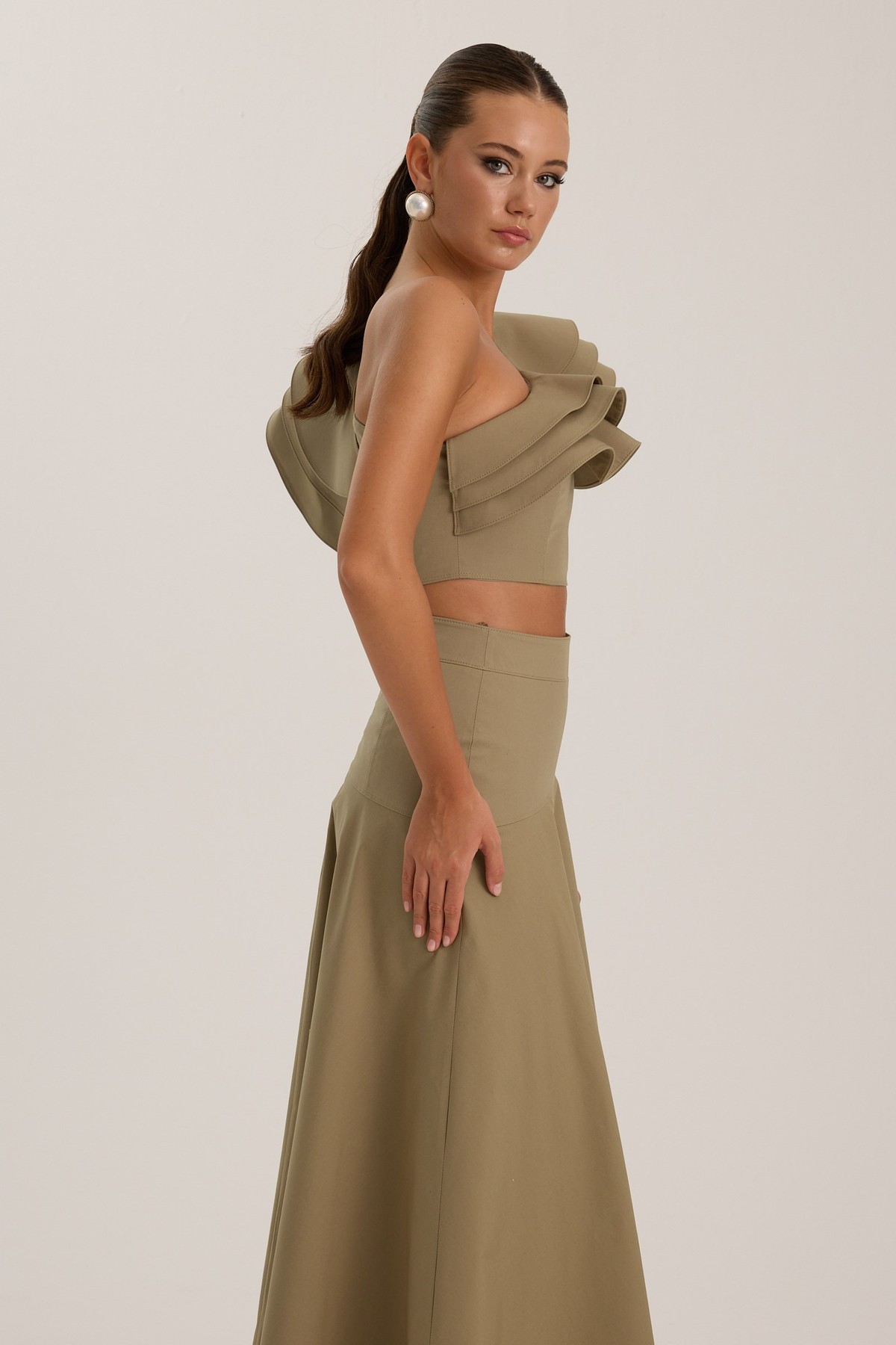 The Drama Bustier Beige
