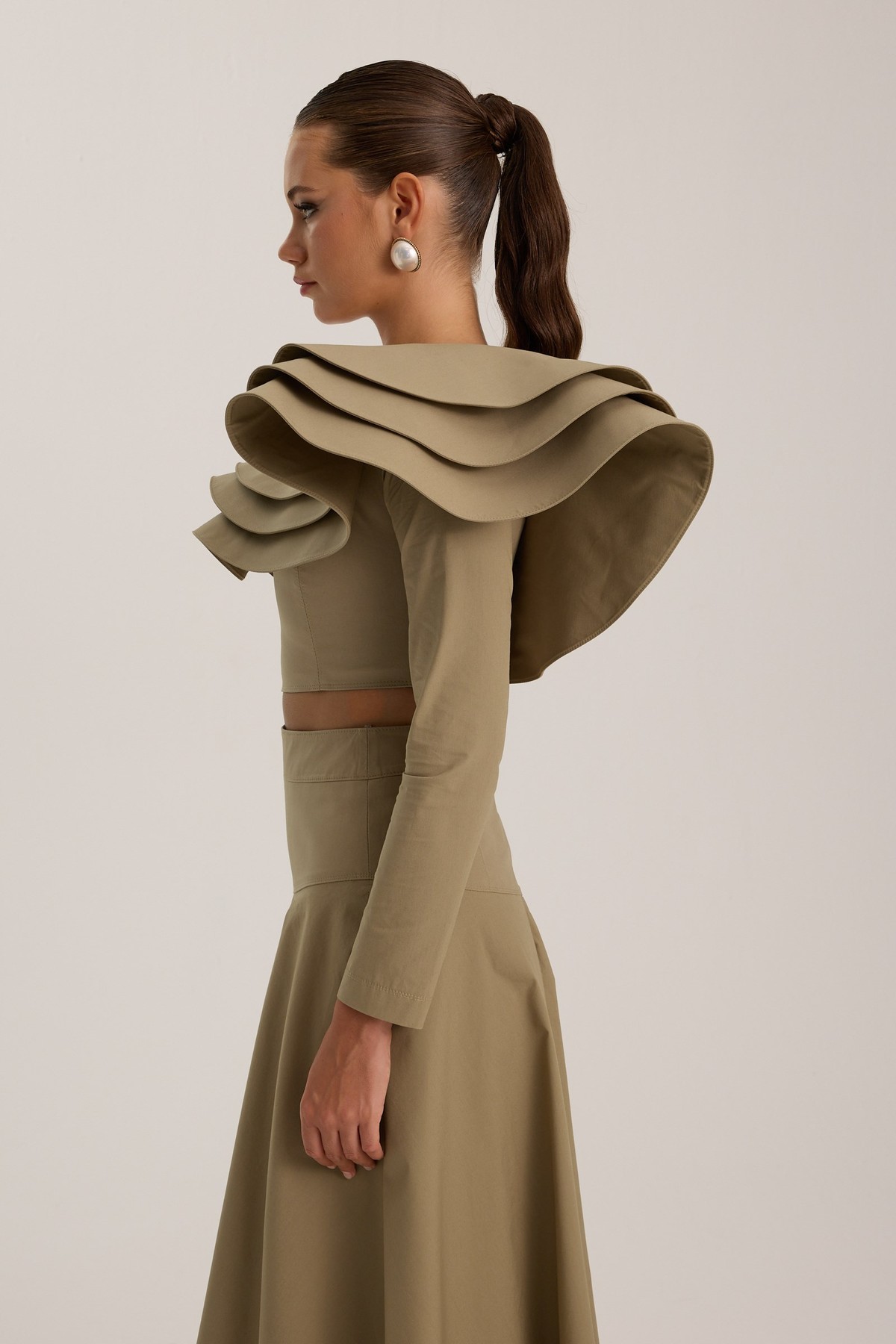 The Drama Bustier Beige