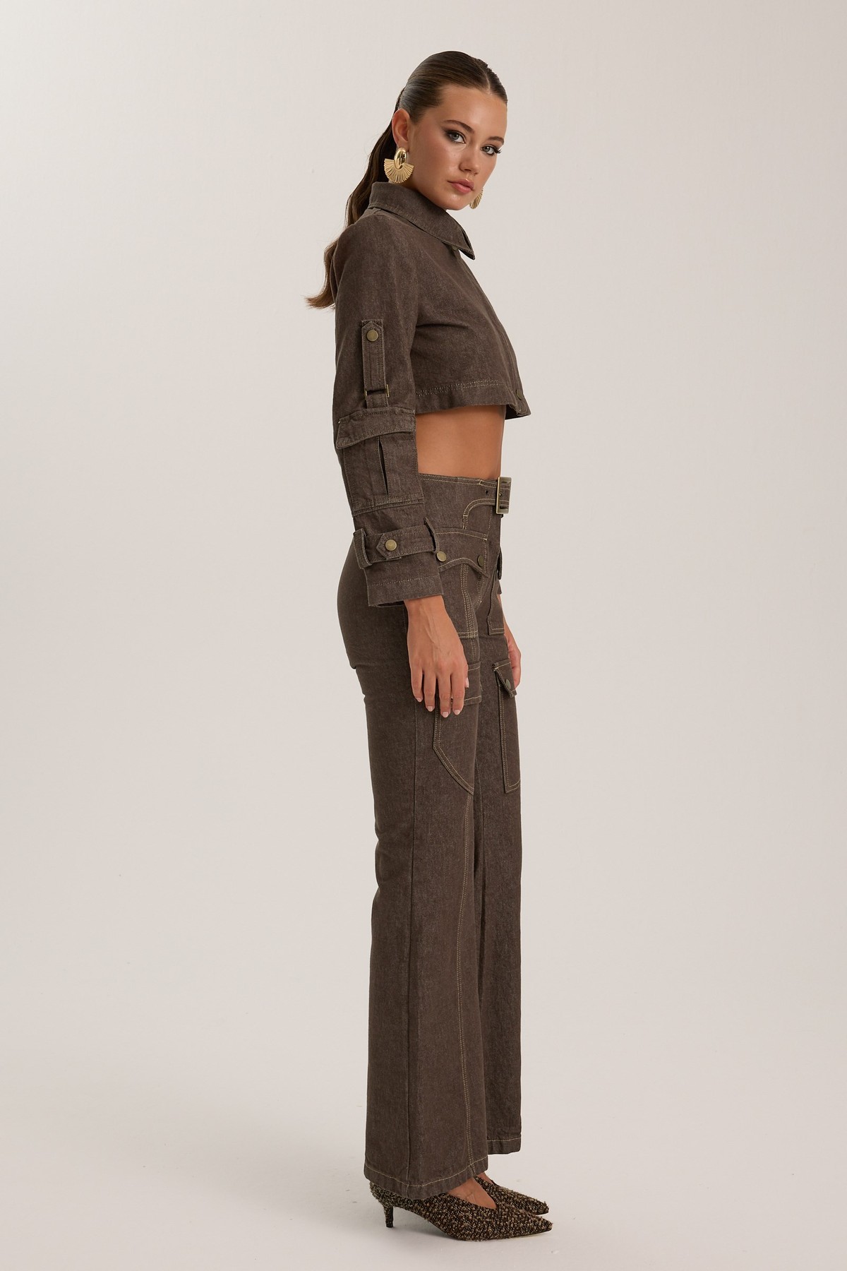 The Force Denim Pants CHOCOLATE