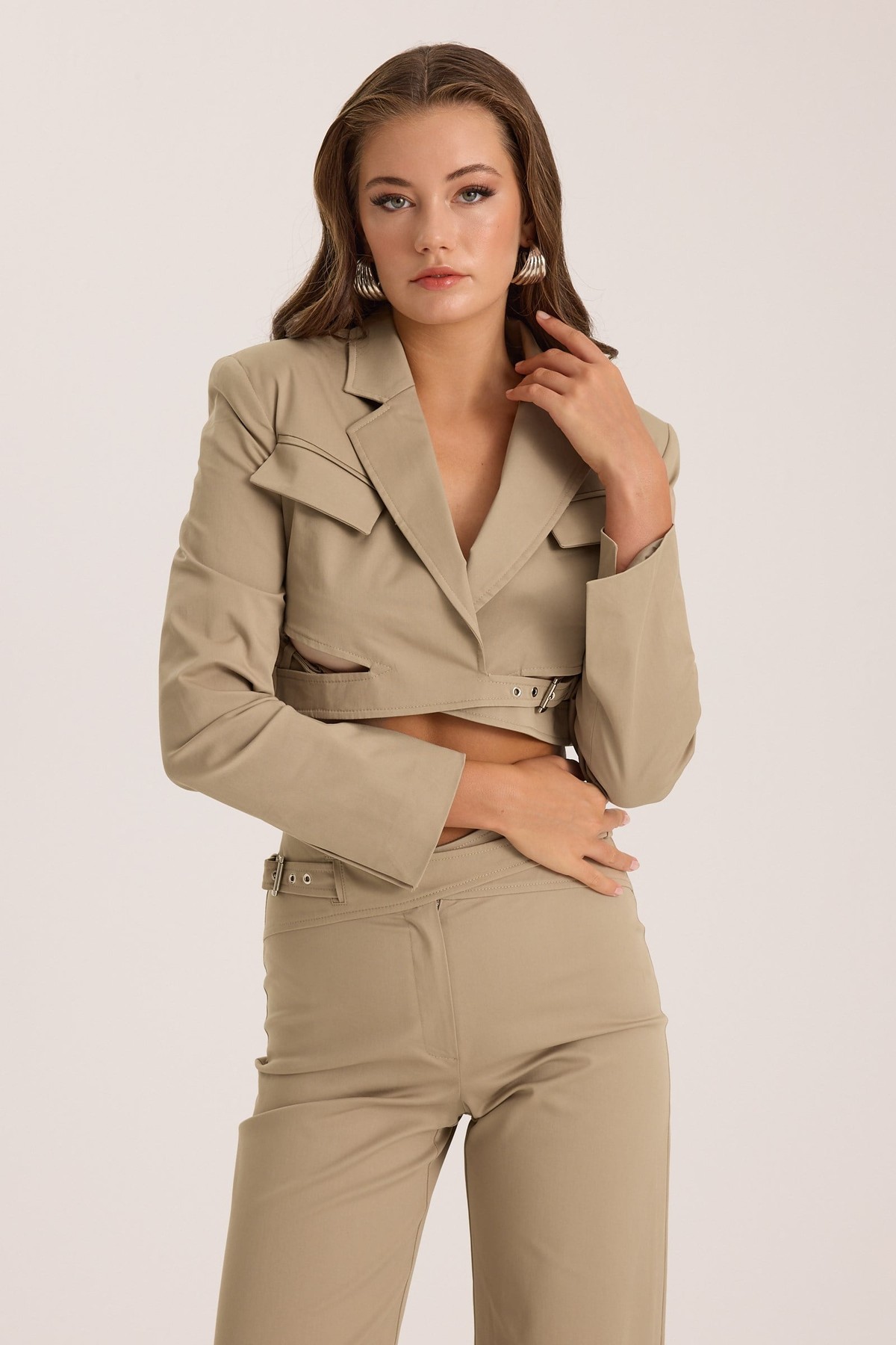 The Frame Jacket Beige