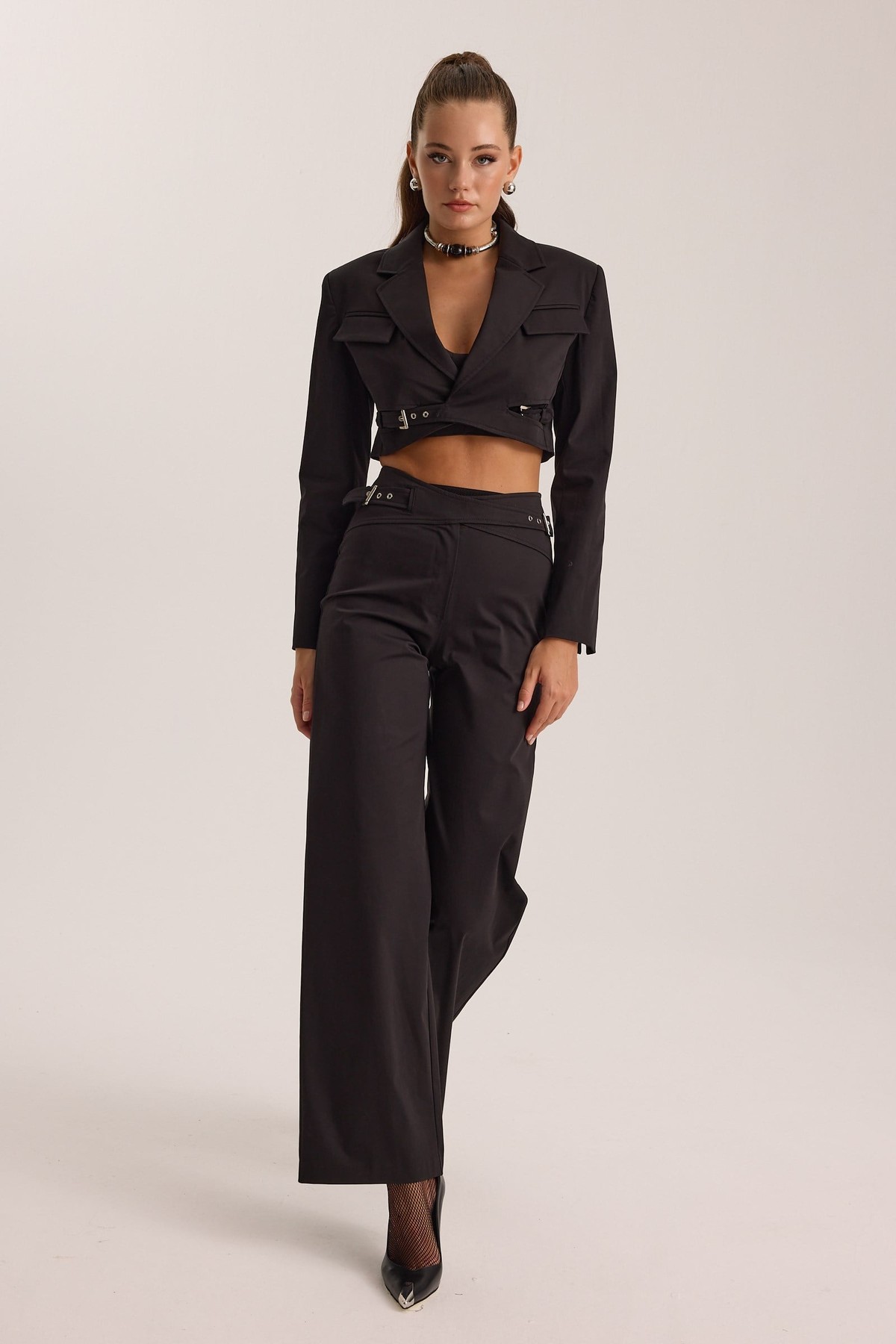 The Frame Pant Black