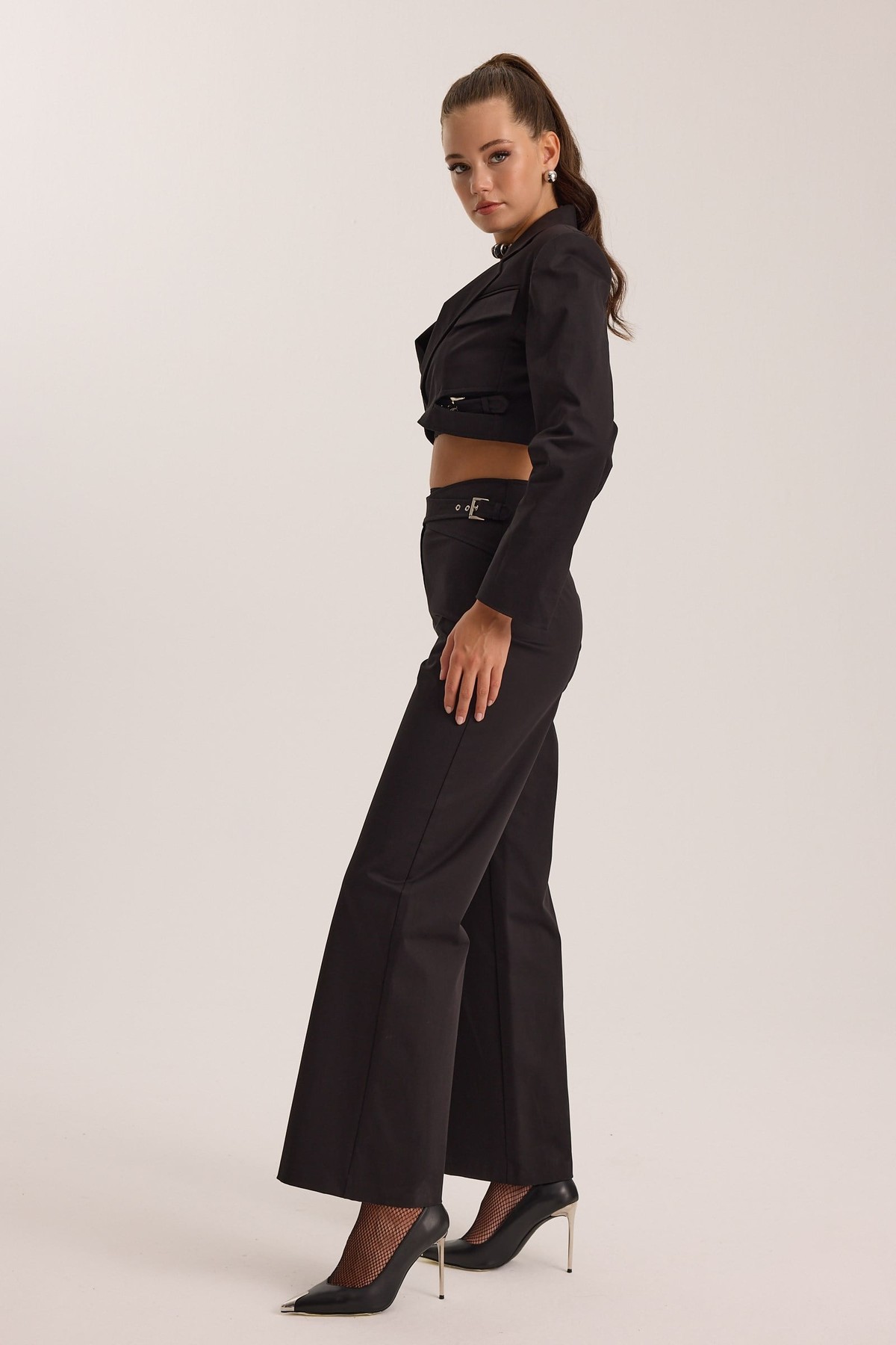 The Frame Pant Black
