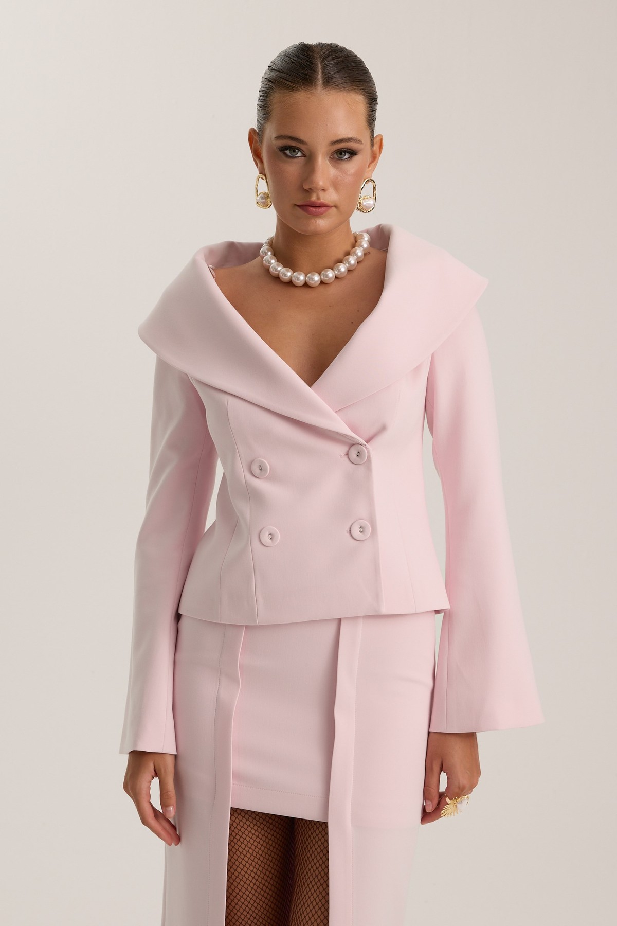 The Frame Skirt Pink