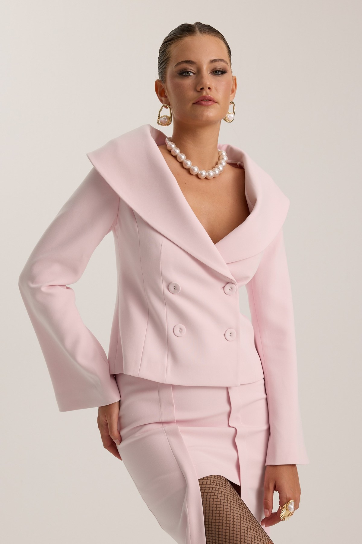 The Frame Skirt Pink