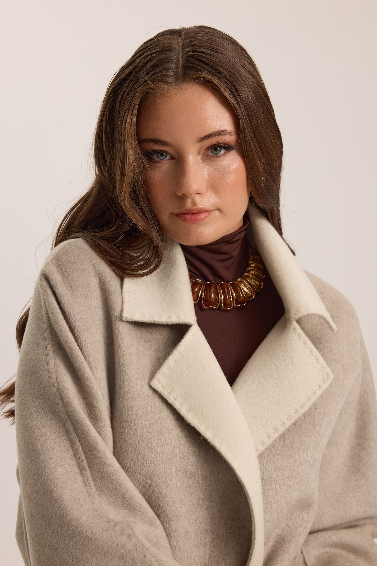 The From Coat Light Beige