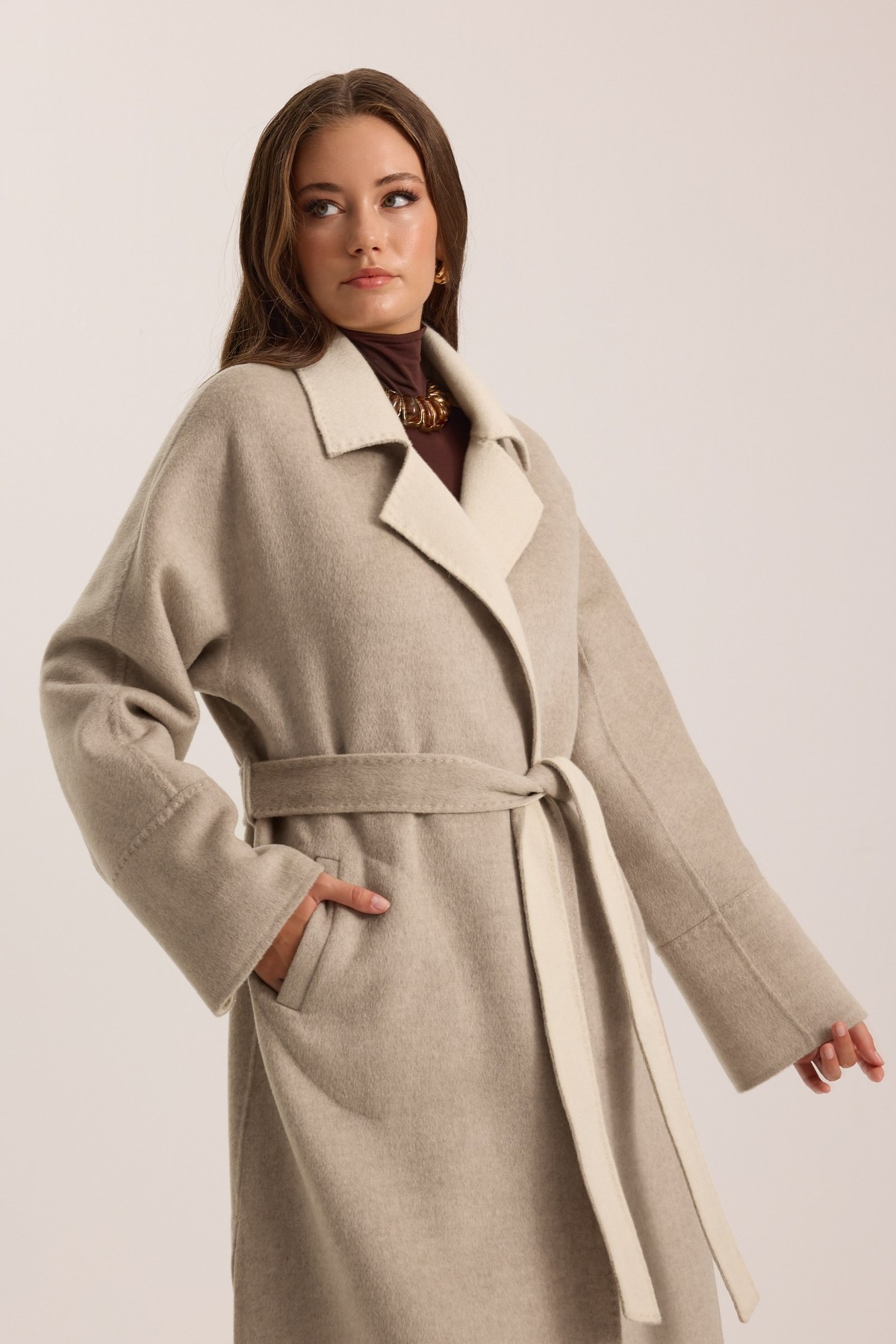 The From Coat Light Beige