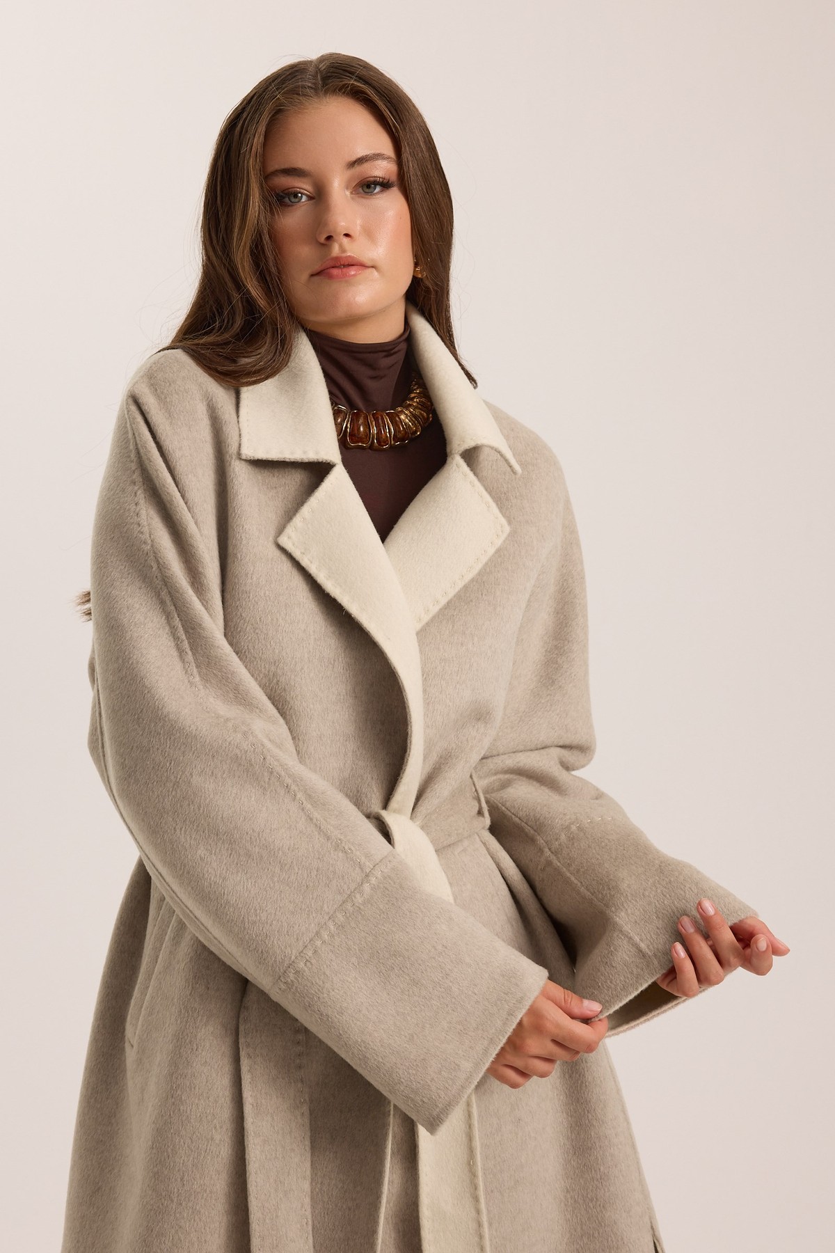 The From Coat Light Beige