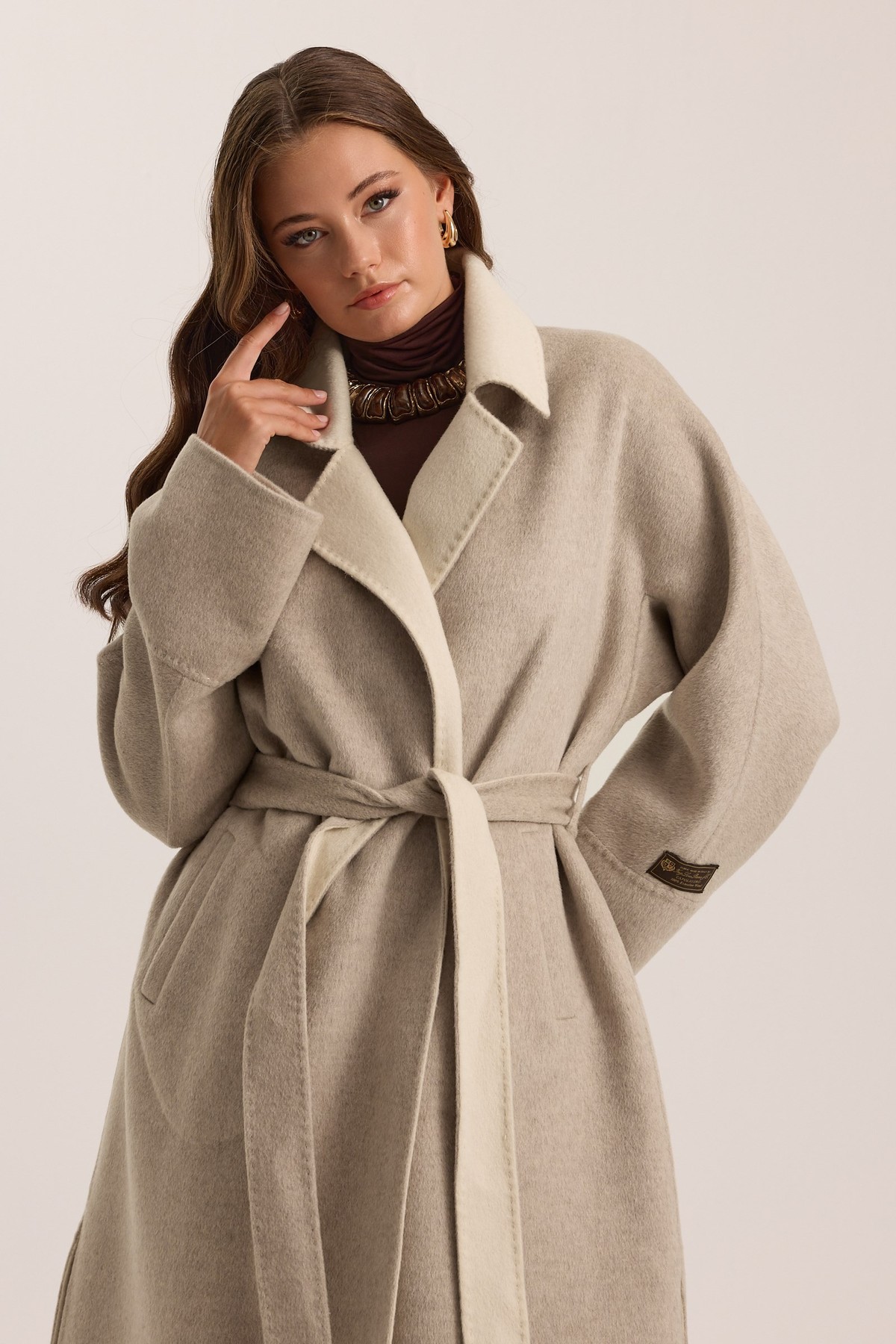 The From Coat Light Beige