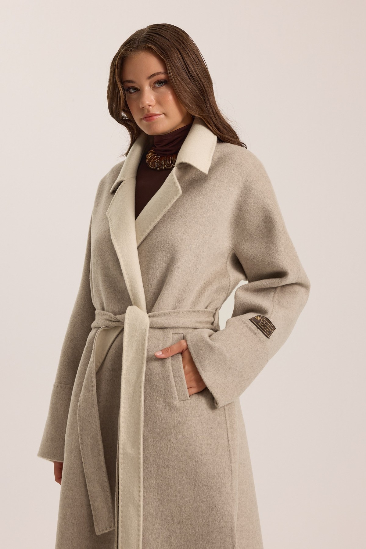 The From Coat Light Beige