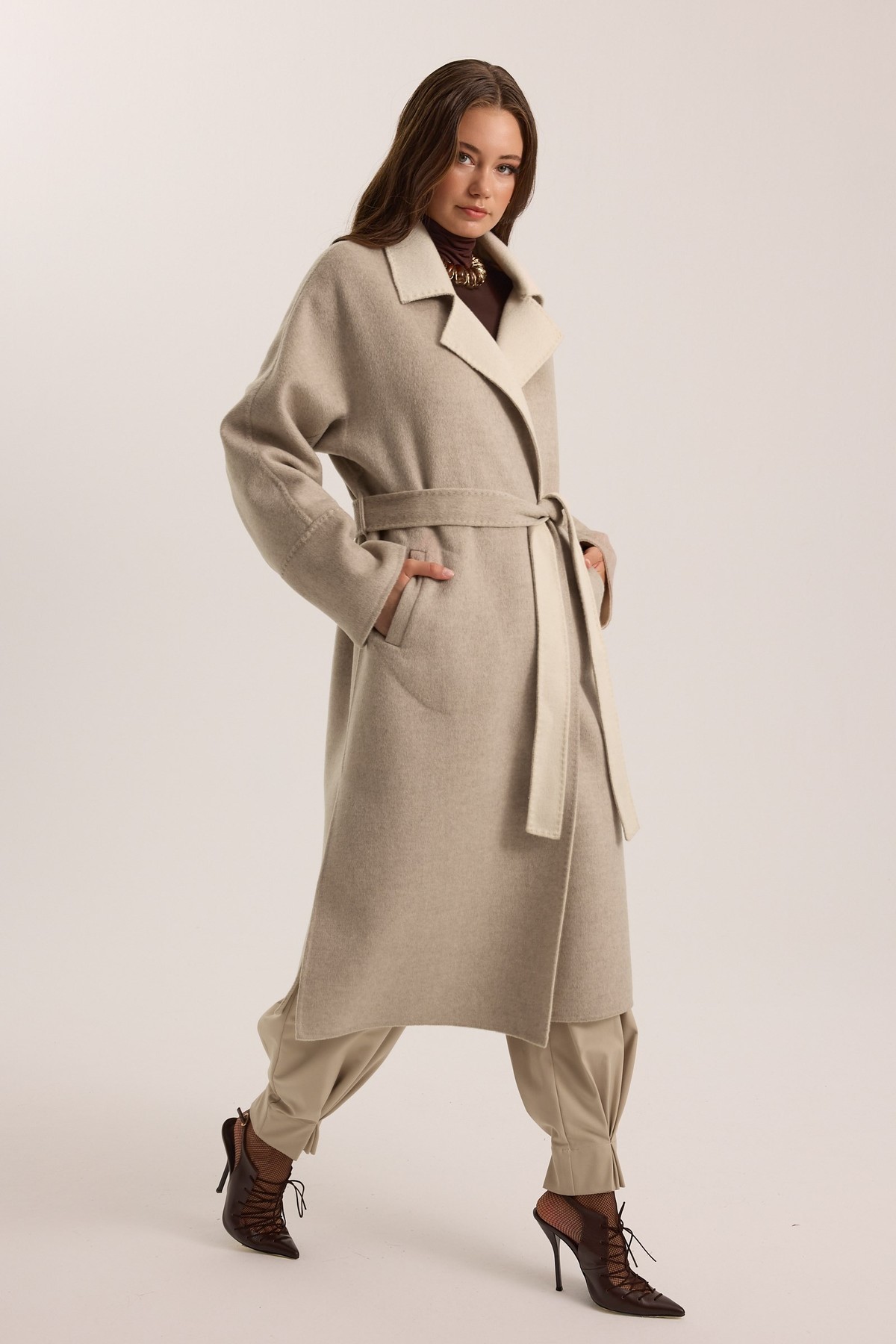 The From Coat Light Beige