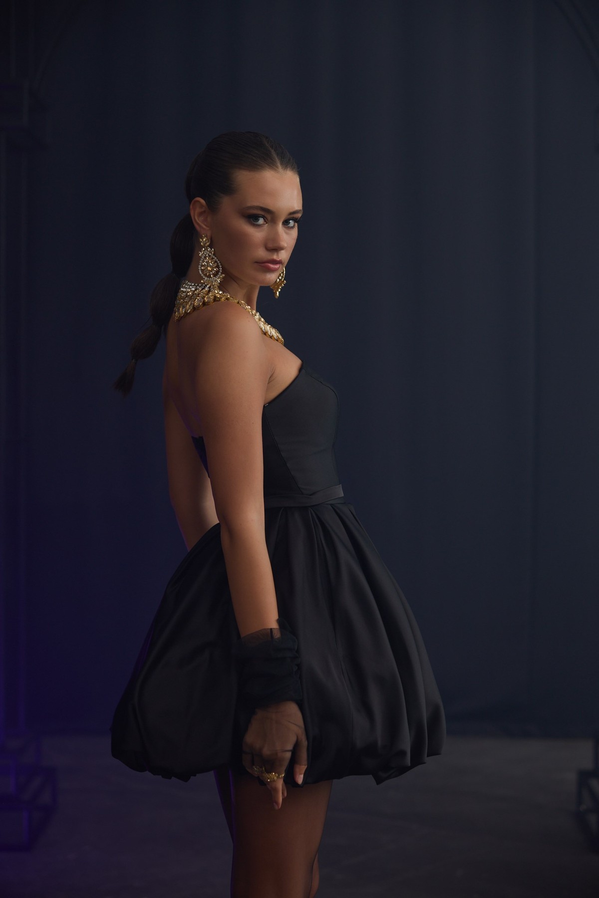 The Gala Mini Dress Black