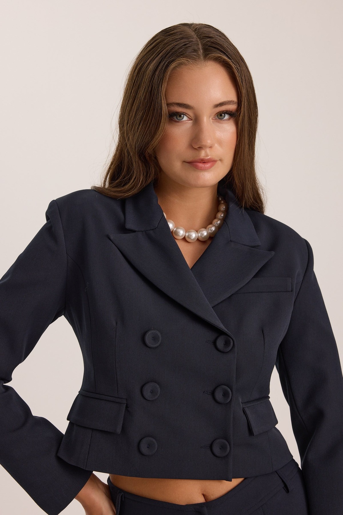The Icon Blazer Dark Blue