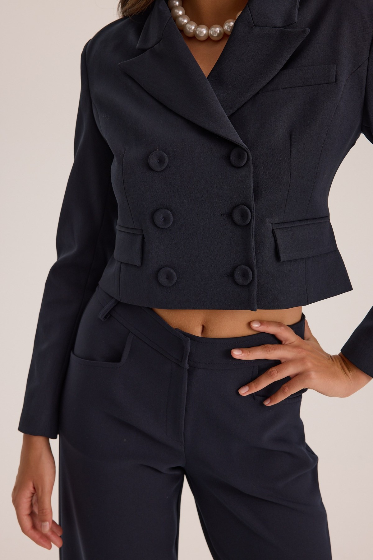 The Icon Blazer Dark Blue