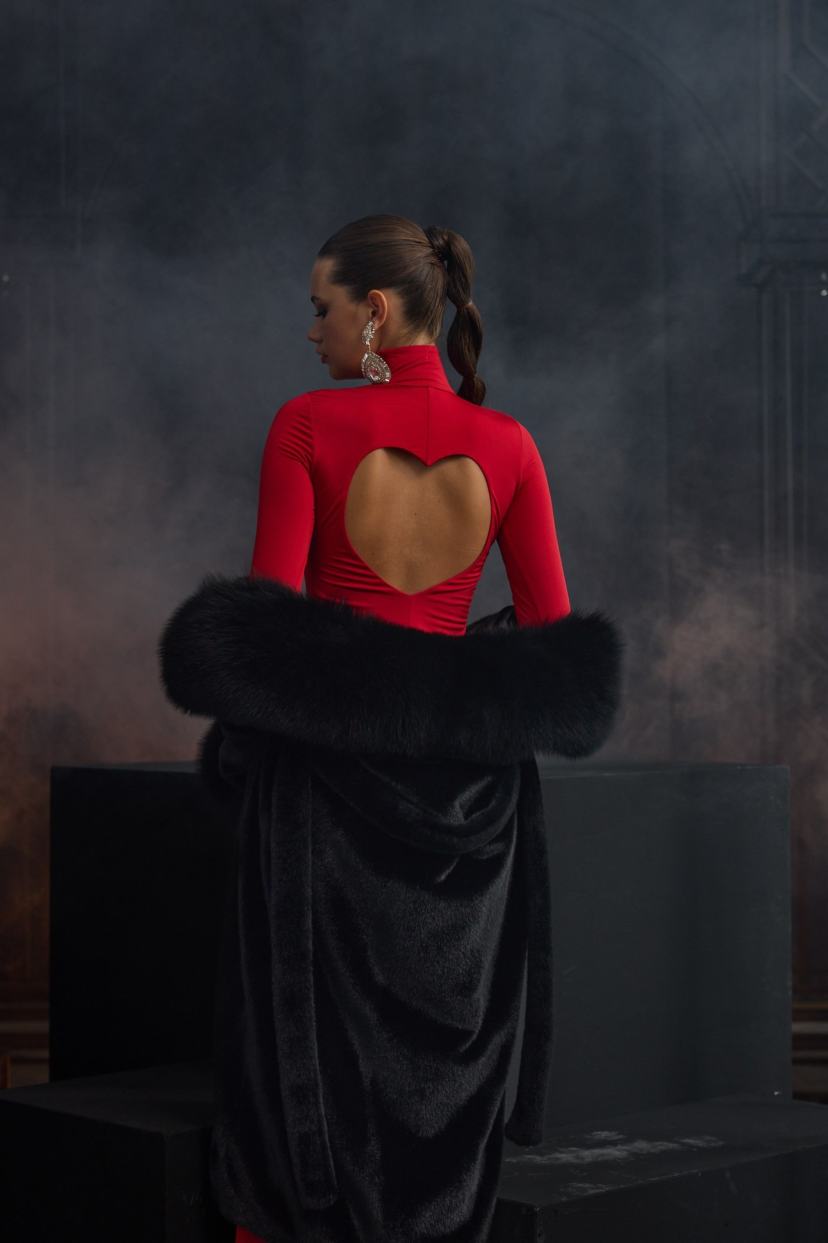 The Icon Heart Gown Red