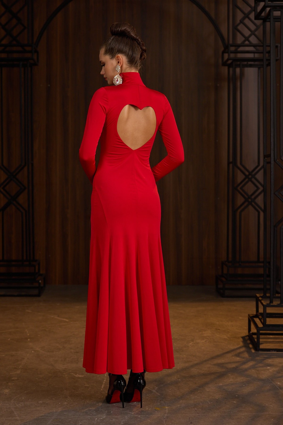 The Icon Heart Gown Red
