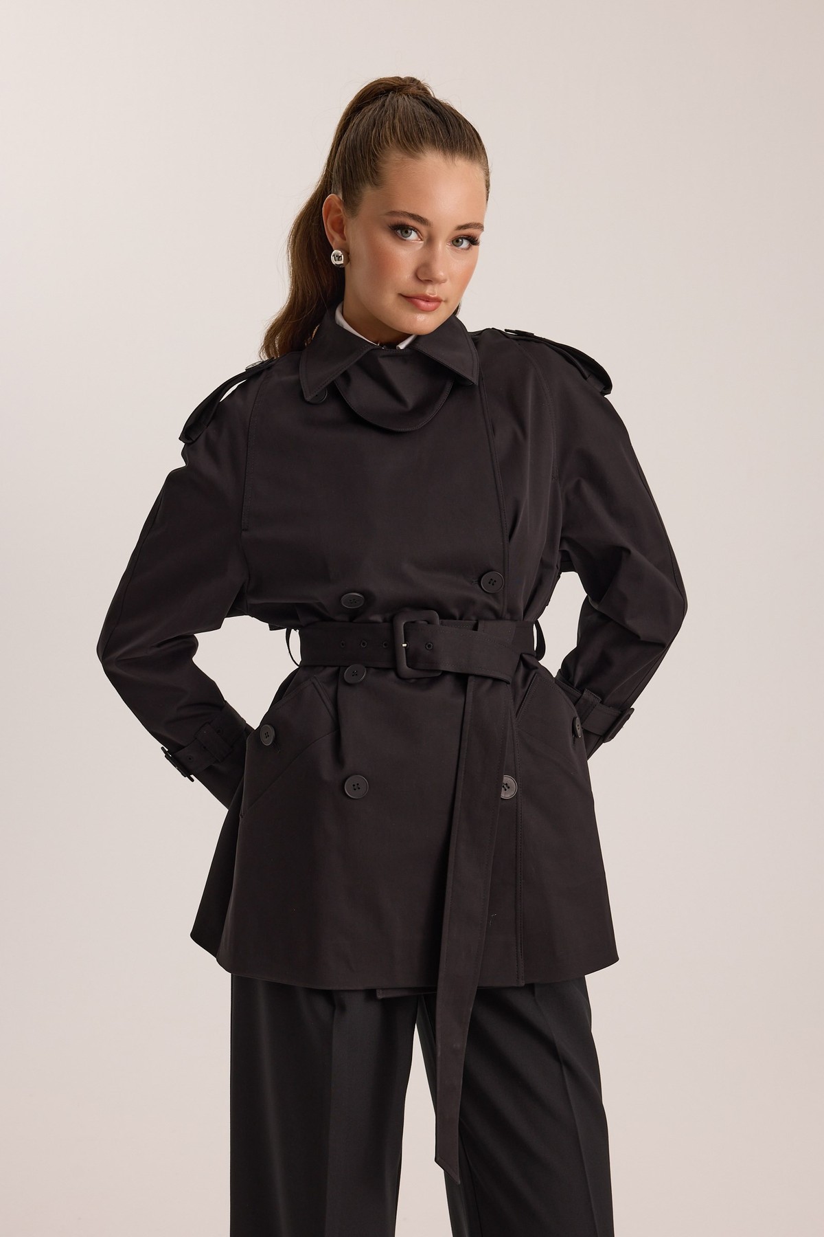 The Icon Trenchcoat Black