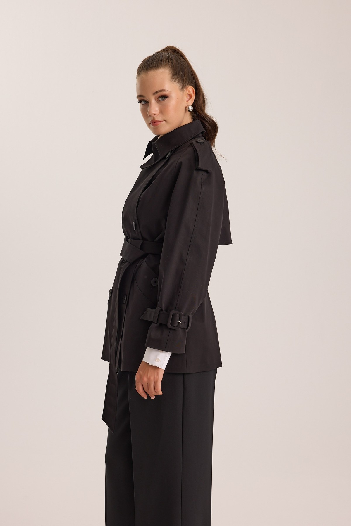 The Icon Trenchcoat Black