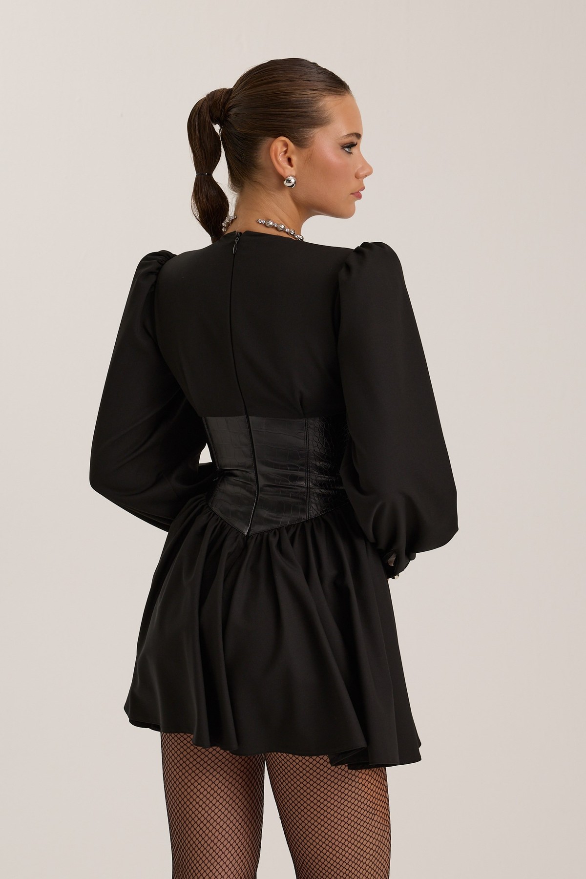 The Iconette Mini Dress Black