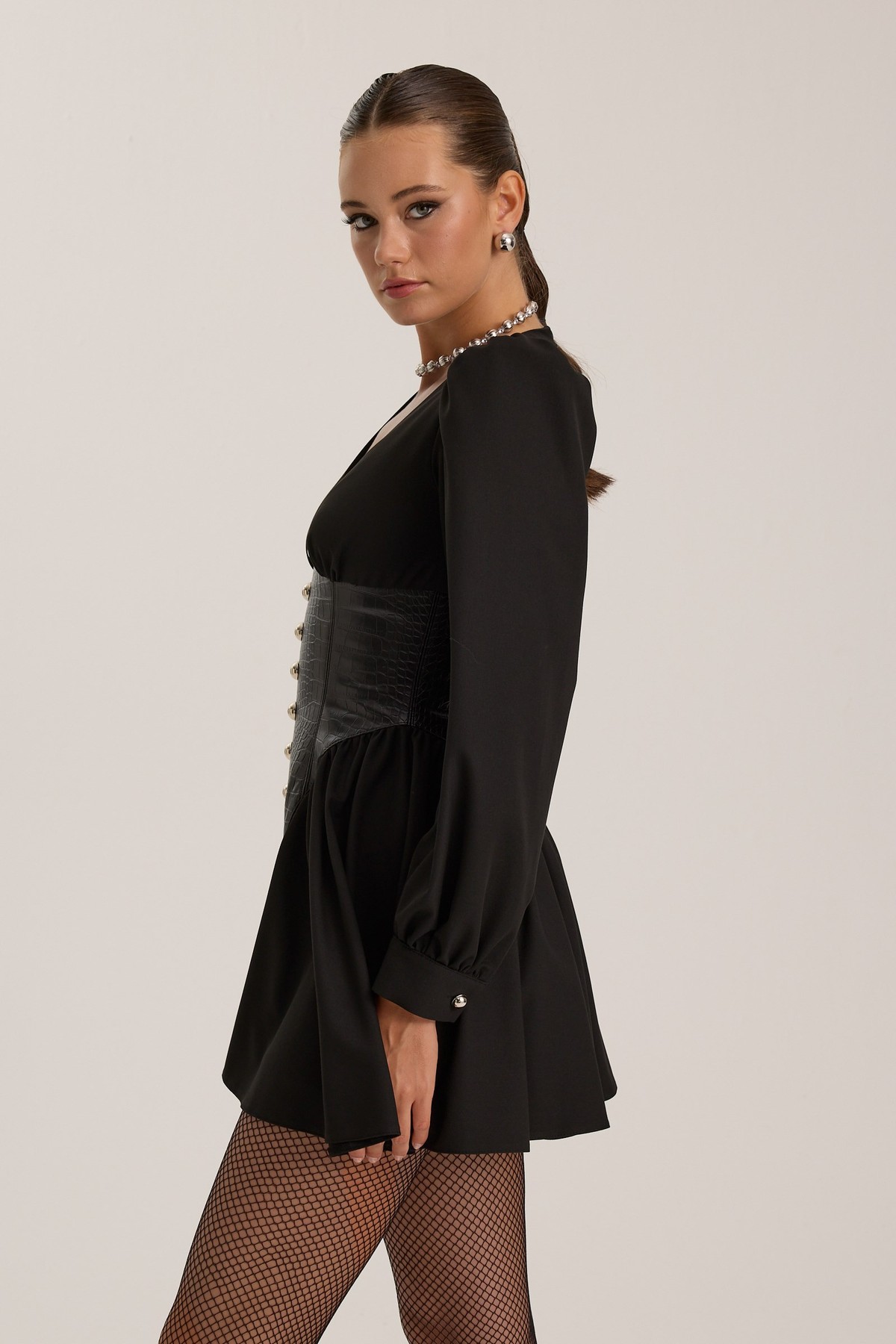 The Iconette Mini Dress Black