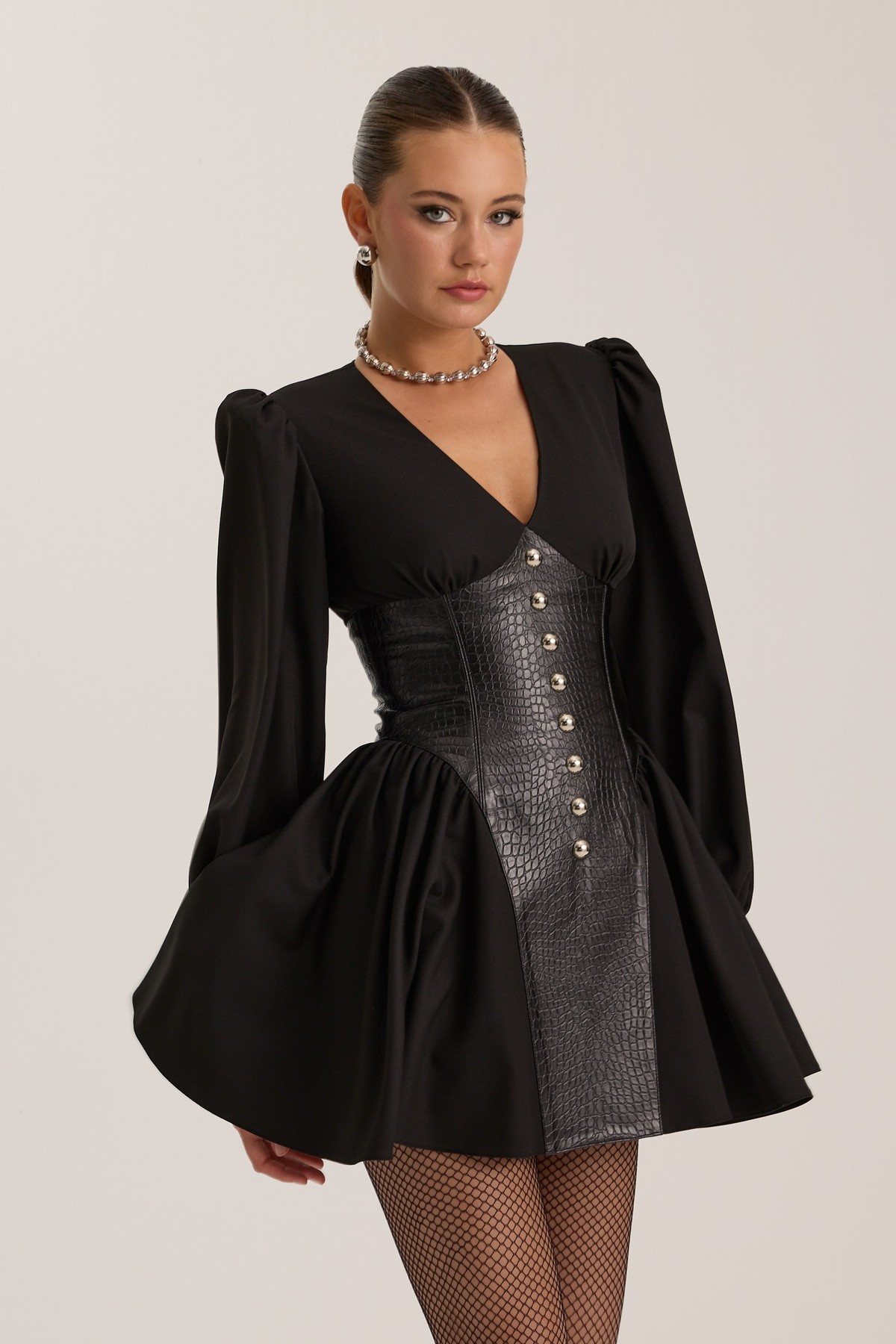 The Iconette Mini Dress Black