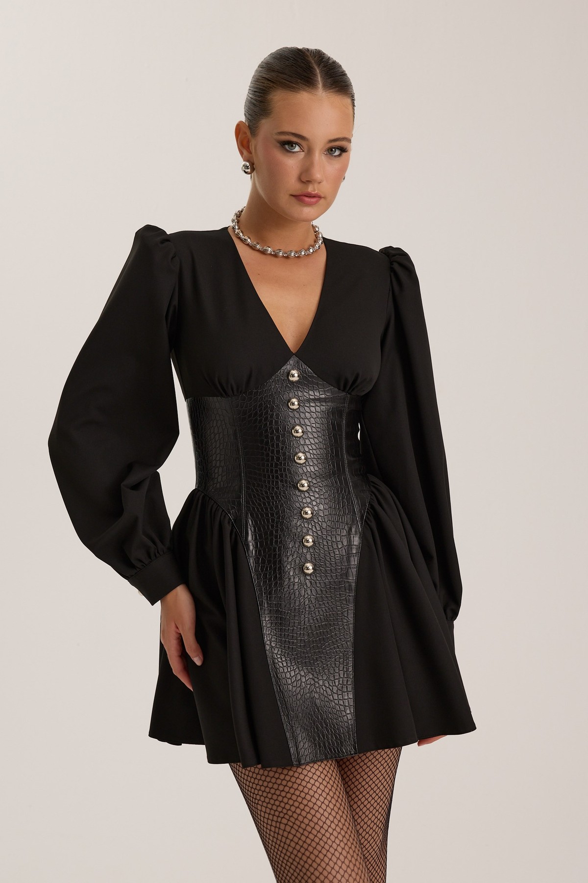 The Iconette Mini Dress Black