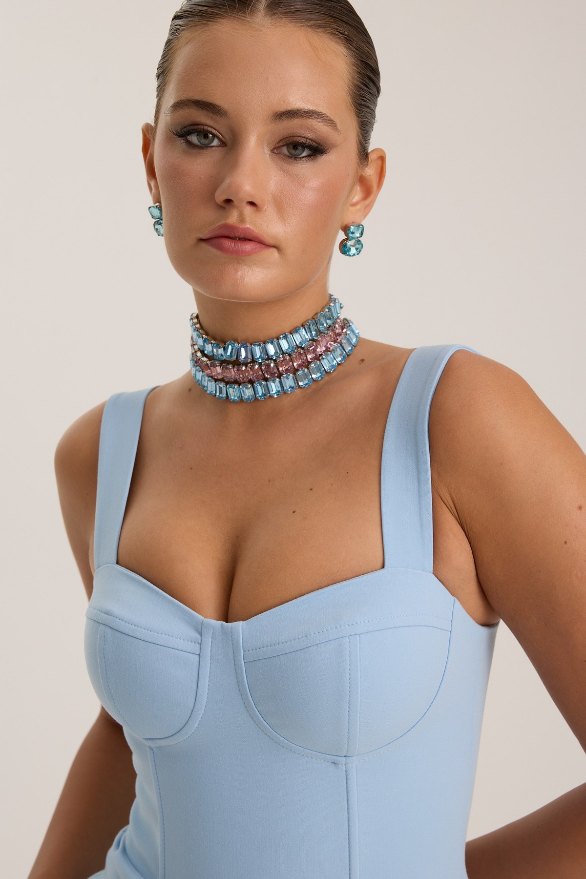 The Idol Dress Baby Blue