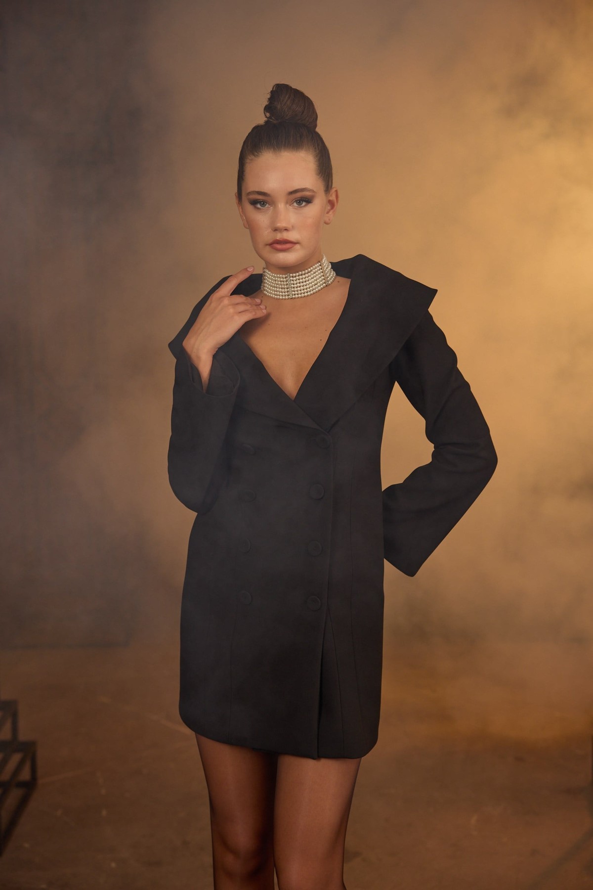 The Lady Di Dress Black