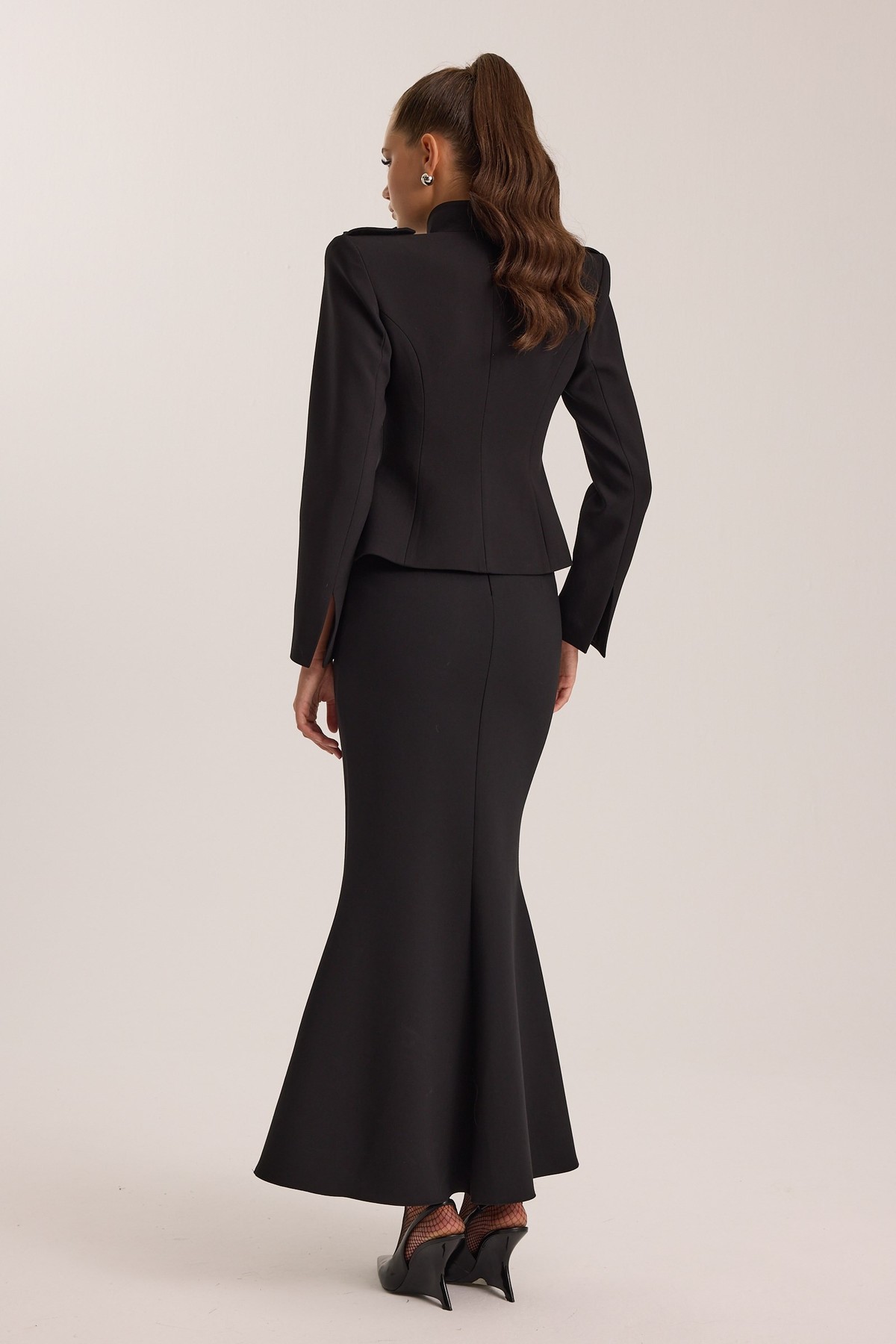 The Poise Maxi Skirt Black