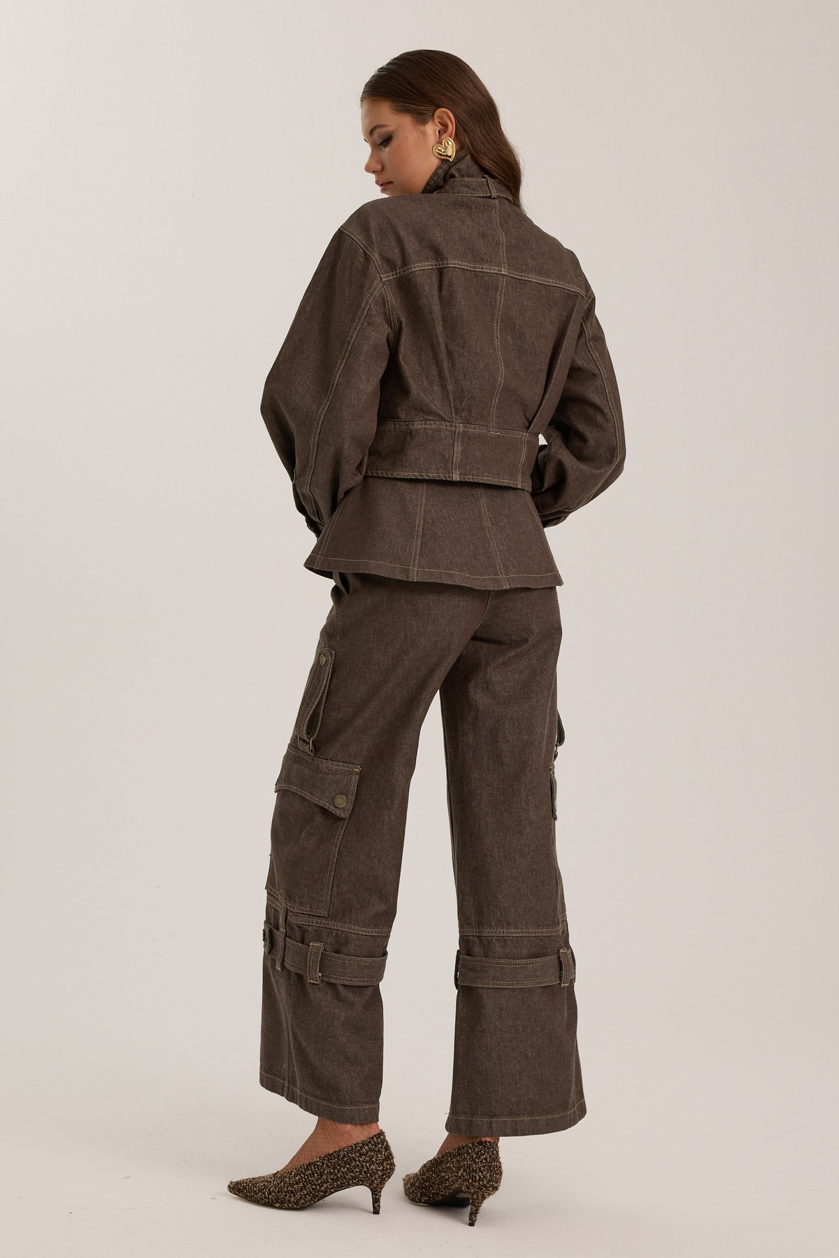 The Rebel Denim Pant CHOCOLATE
