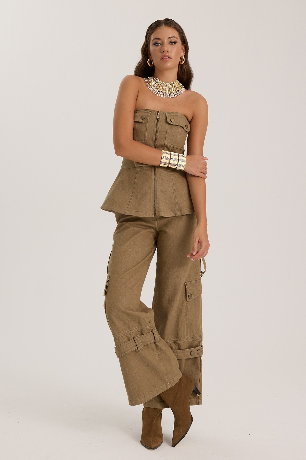 The Rebel Denim Pant Tint Mink