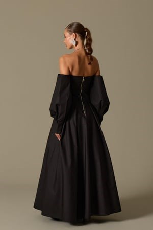 The Reform Iconic Maxi Dress Black