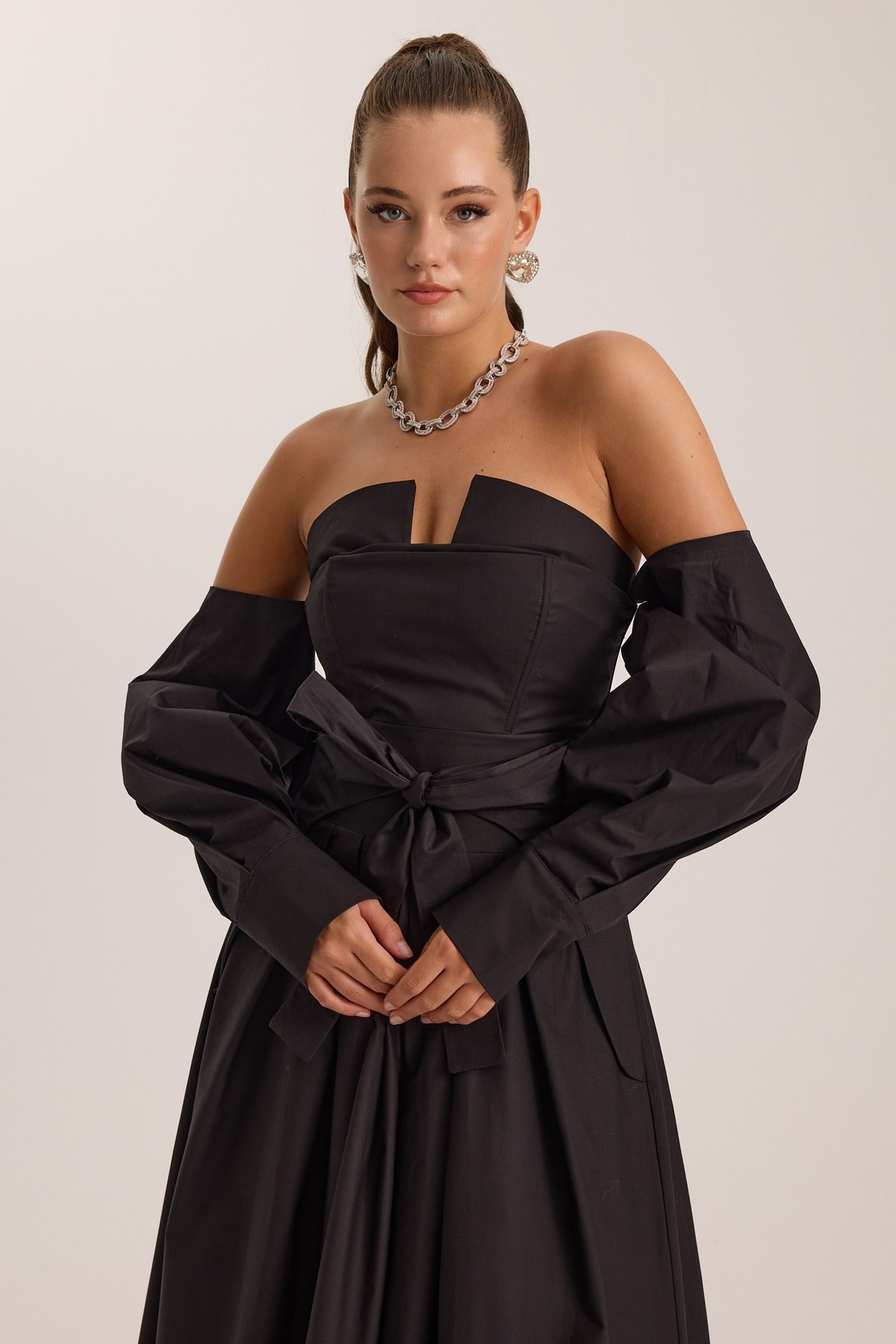 The Reform Iconic Maxi Dress Black